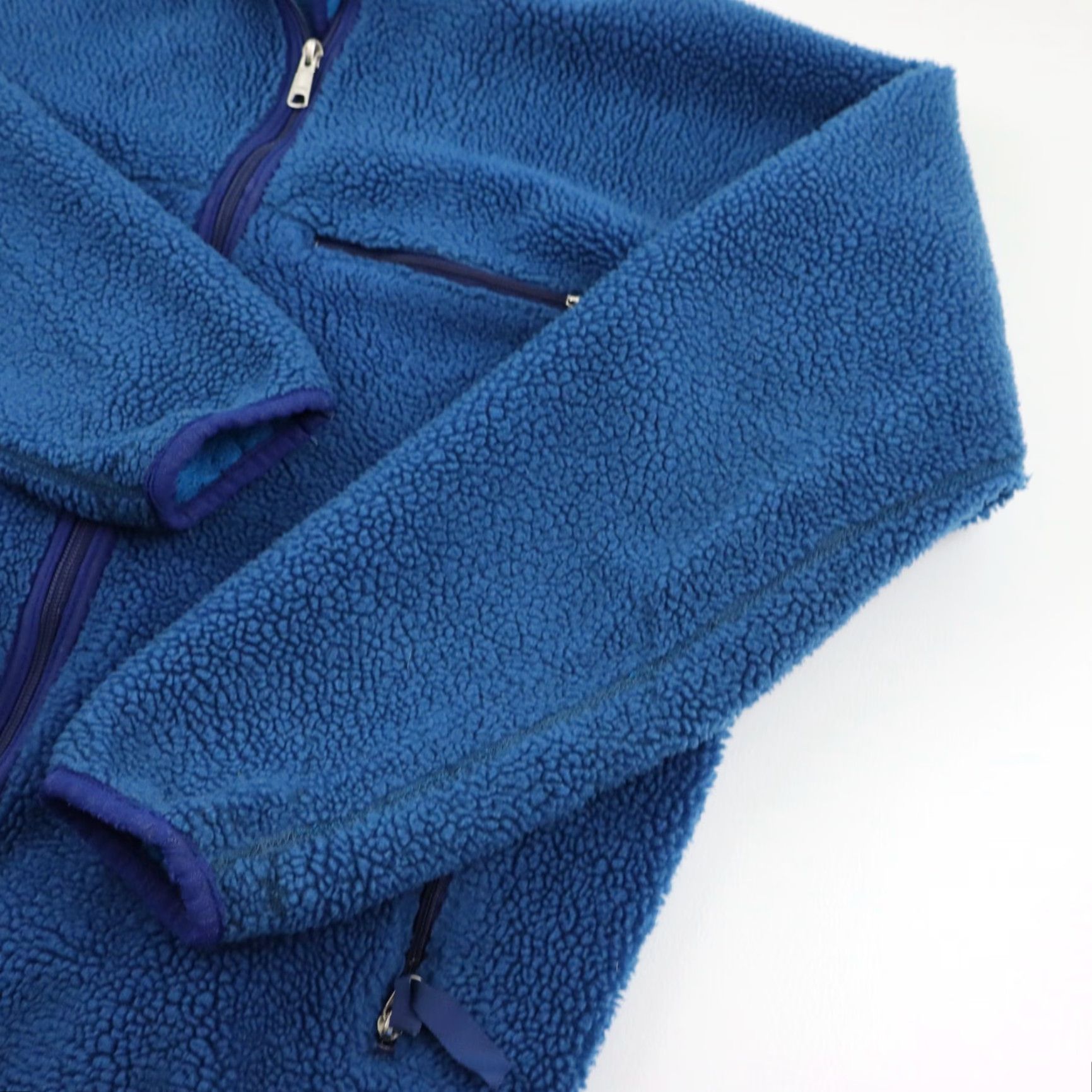 Patagonia VINTAGE Patagonia Retro-X Deep Pile Fleece Jacket Mens L Blue 90s Coat Size US L / EU 52-54 / 3 - 5 Thumbnail