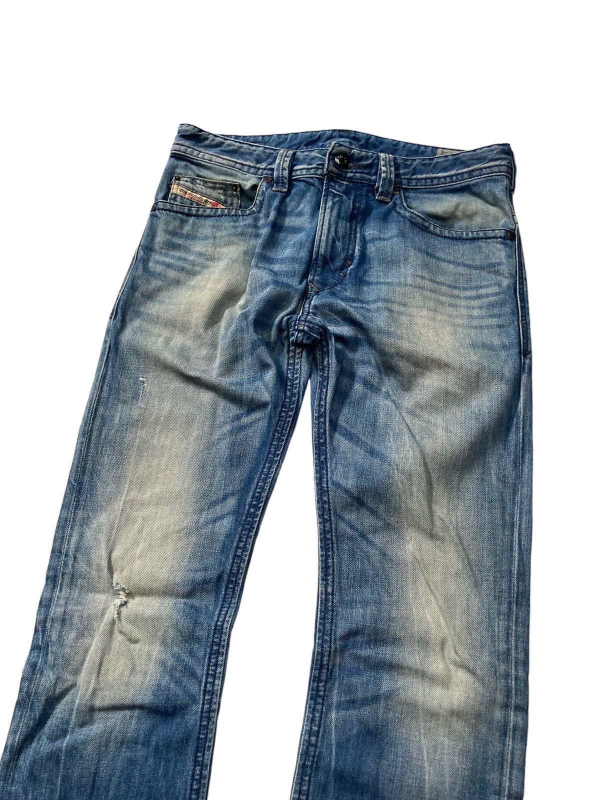 Diesel × Japanese Brand Vintage y2k Diesel Jeans Denim Distressed Faded Washed Size US 28 / EU 44 - 4 Thumbnail