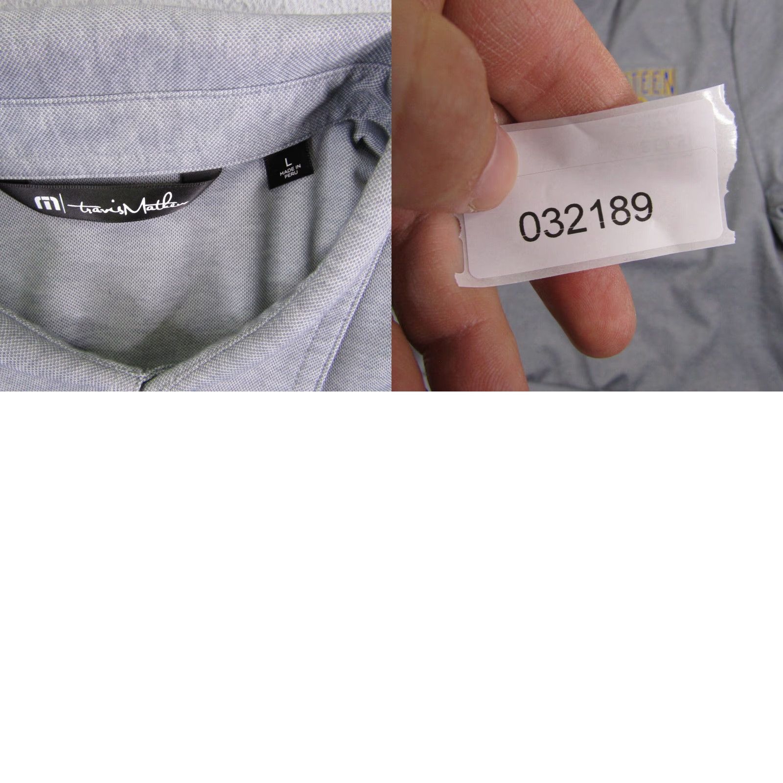 TravisMathew Travis Mathew Polo Shirt Mens Large Gray Performance Golf Pima Cotton Blend Short Sleeve Outdoor Sports Size US L / EU 52-54 / 3 - 8 Thumbnail
