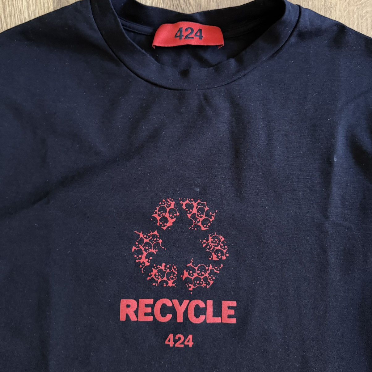 424 424 Skull Recycle Tee Size US S / EU 44-46 / 1 - 2 Thumbnail