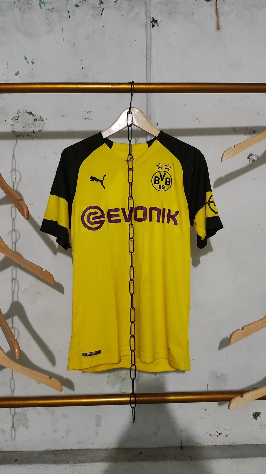 Puma Borussia Dortmund Jersey 18/19 Size US M / EU 48-50 / 2 - 1 Thumbnail
