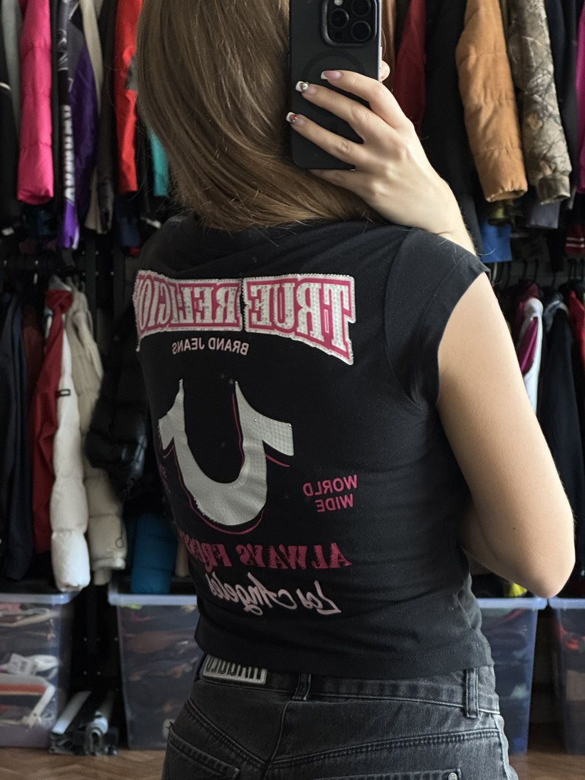 True Religion Vintage True Religion Y2K retro big logo tee wmns Size M / US 6-8 / IT 42-44 - 4 Thumbnail
