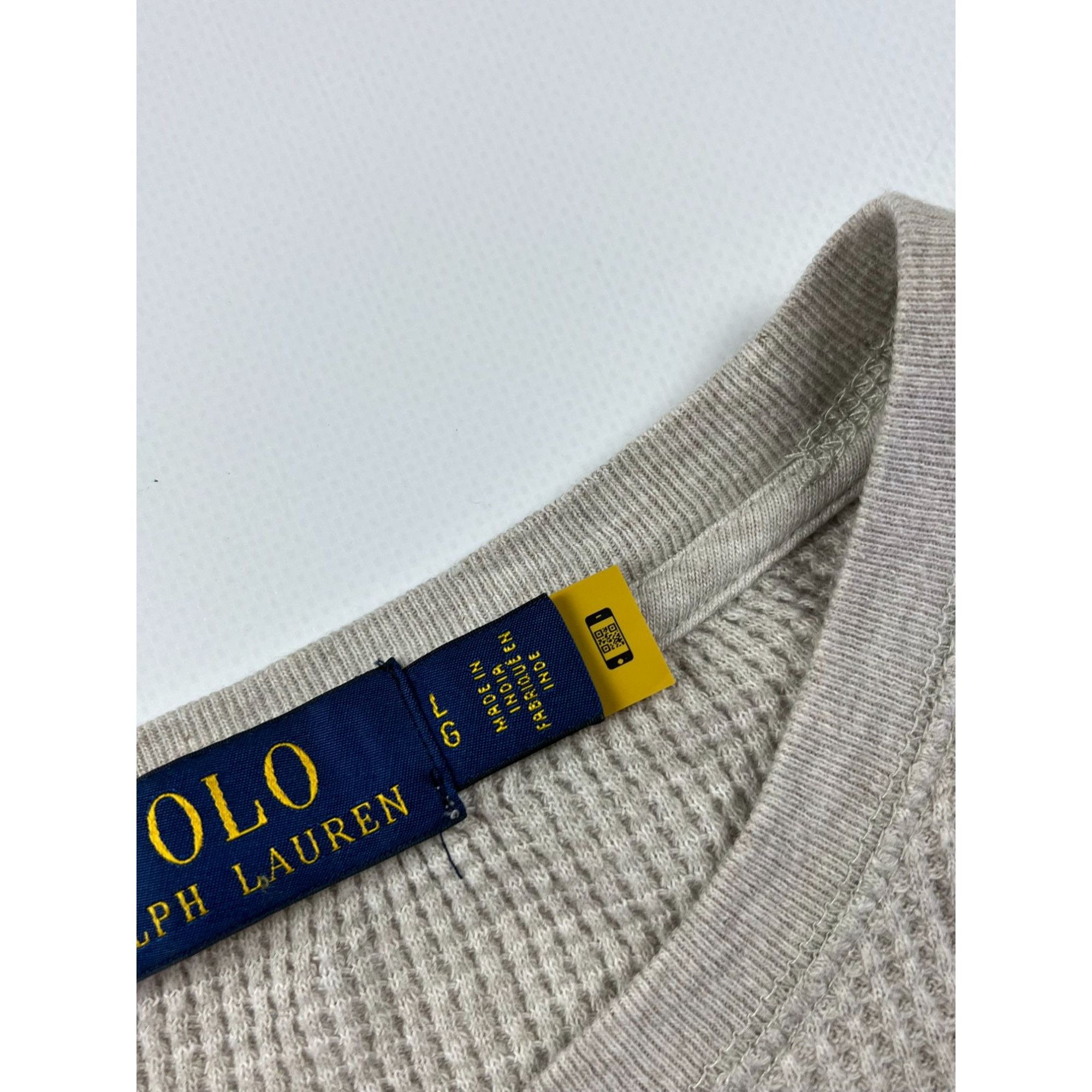 Polo Ralph Lauren × Ralph Lauren Polo Ralph Lauren Mens Cream Waffle-Knit Sweater Size US L / EU 52-54 / 3 - 4 Thumbnail
