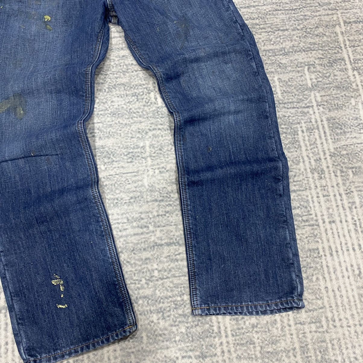 Carhartt Sick☠️ Carhartt Paint Splatter Jeans Workwear Winter 90s Size US 34 / EU 50 - 4 Thumbnail