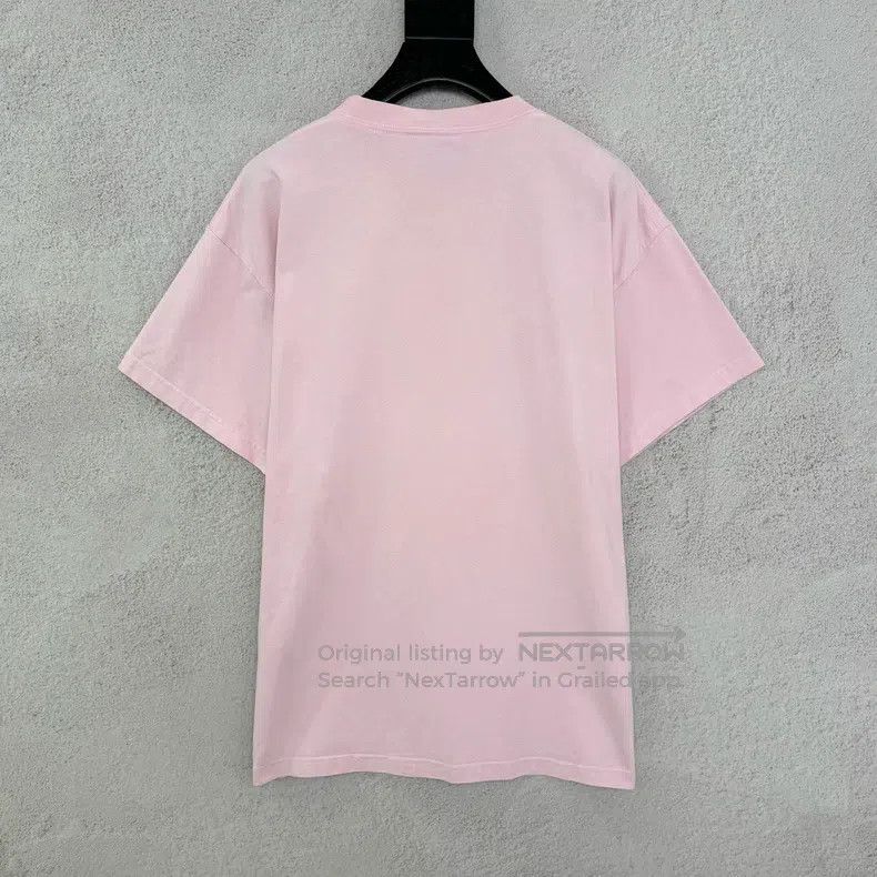 Balenciaga Balenciaga Loose Fit Solid Color Lettering Wheat Pattern S Size US M / EU 48-50 / 2 - 2 Thumbnail
