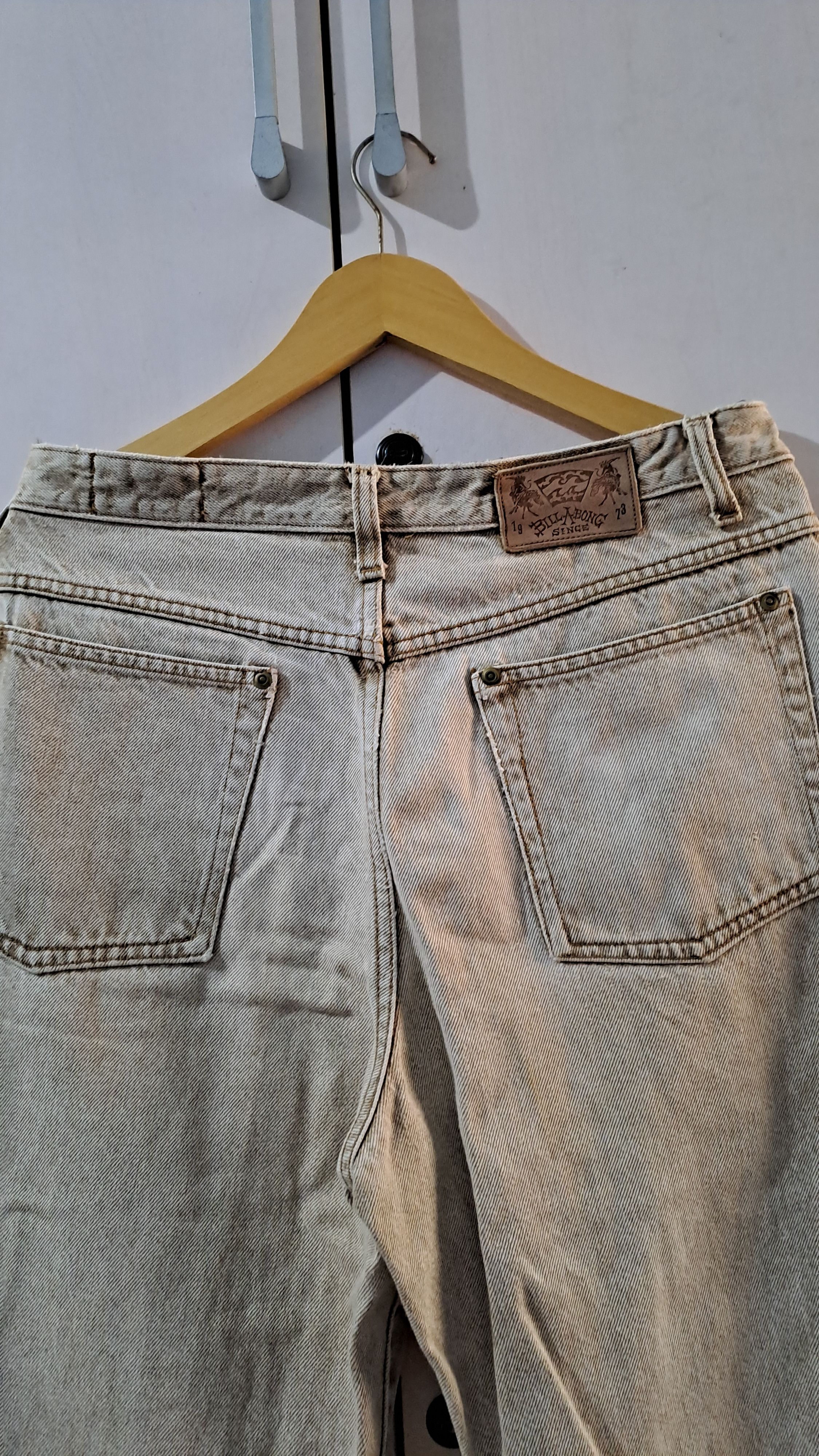 Billabong × Vintage Vintage Billabong Denim Longpants Size US 33 - 1 Thumbnail
