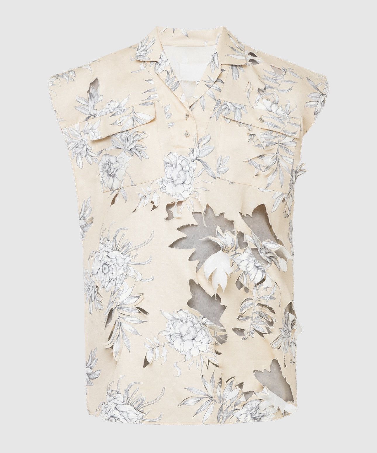 Last Maison Margiela Hellbeiges Oberteil