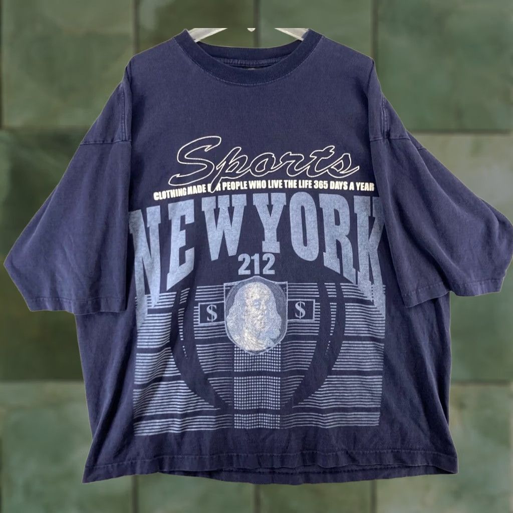 Vintage 365 Sports TShirt Shirts 3XL Blue Mens Jersey Cotton Short Sleeve Crew Neck US MADE Sports 365 Sports Shirt Mens 3XL Blue USA MADE Size US XXL / EU 58 / 5 - 1 Thumbnail