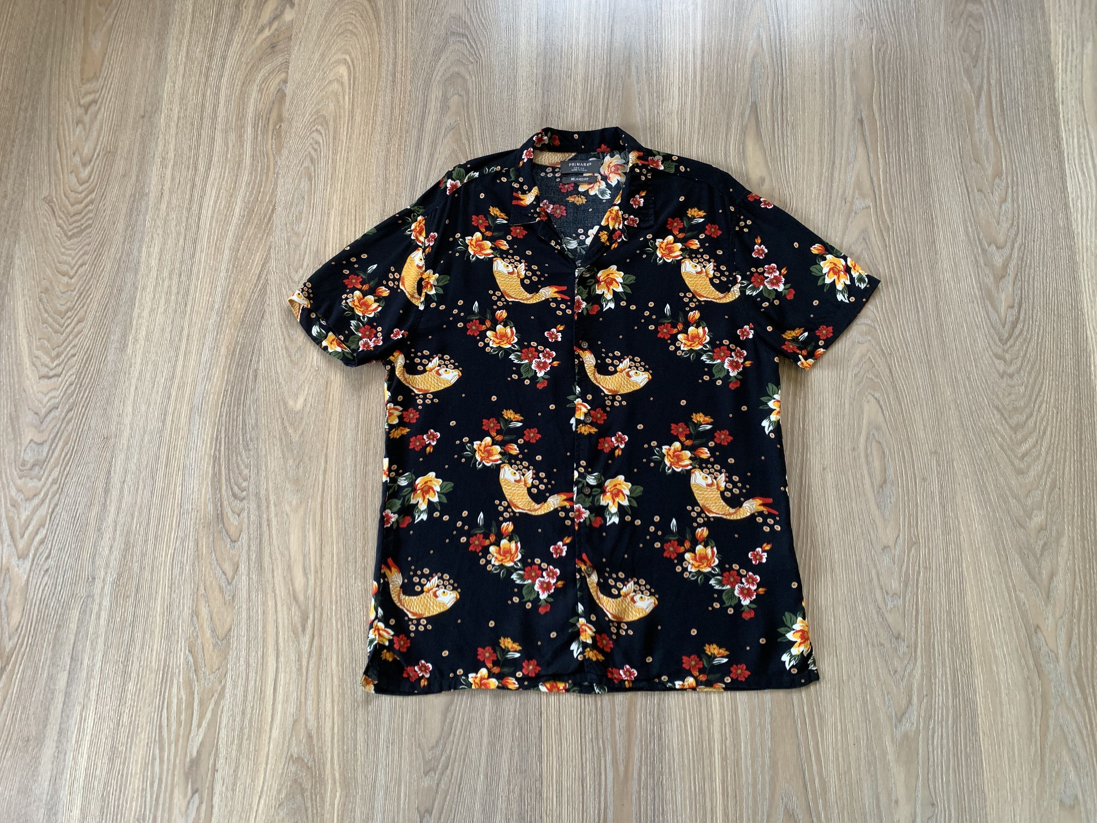 Other Primark Golden Fish Printed Hawaiian Shirt Size US M / EU 48-50 / 2 - 1 Thumbnail