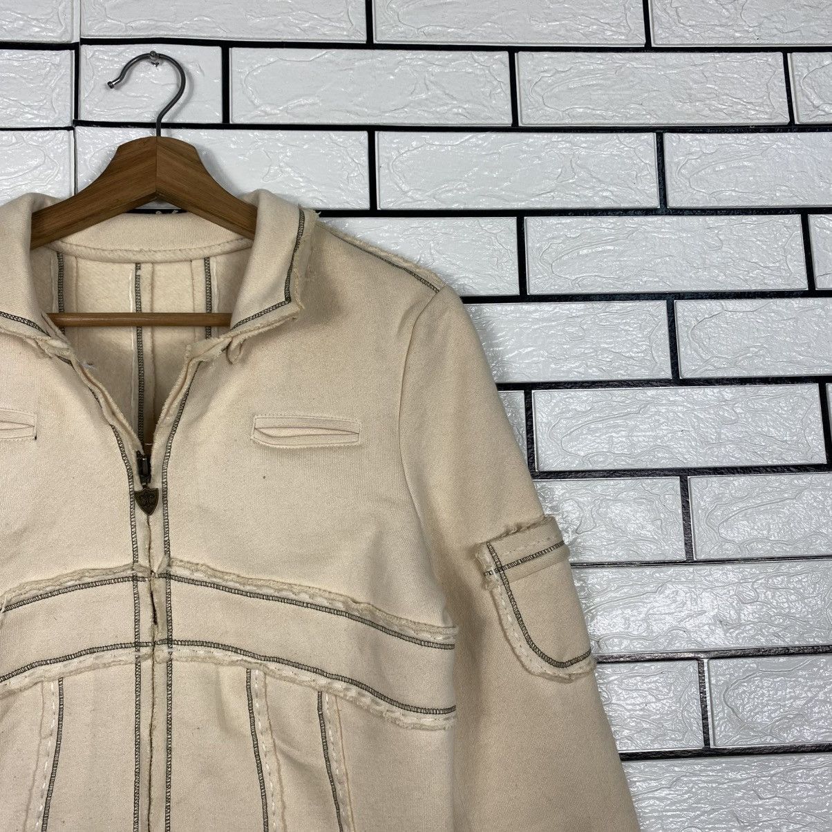 Japanese Brand 📌Vintage Wool Zipper Jacket Via Faburicca Issey Miyake Size US M / EU 48-50 / 2 - 7 Thumbnail