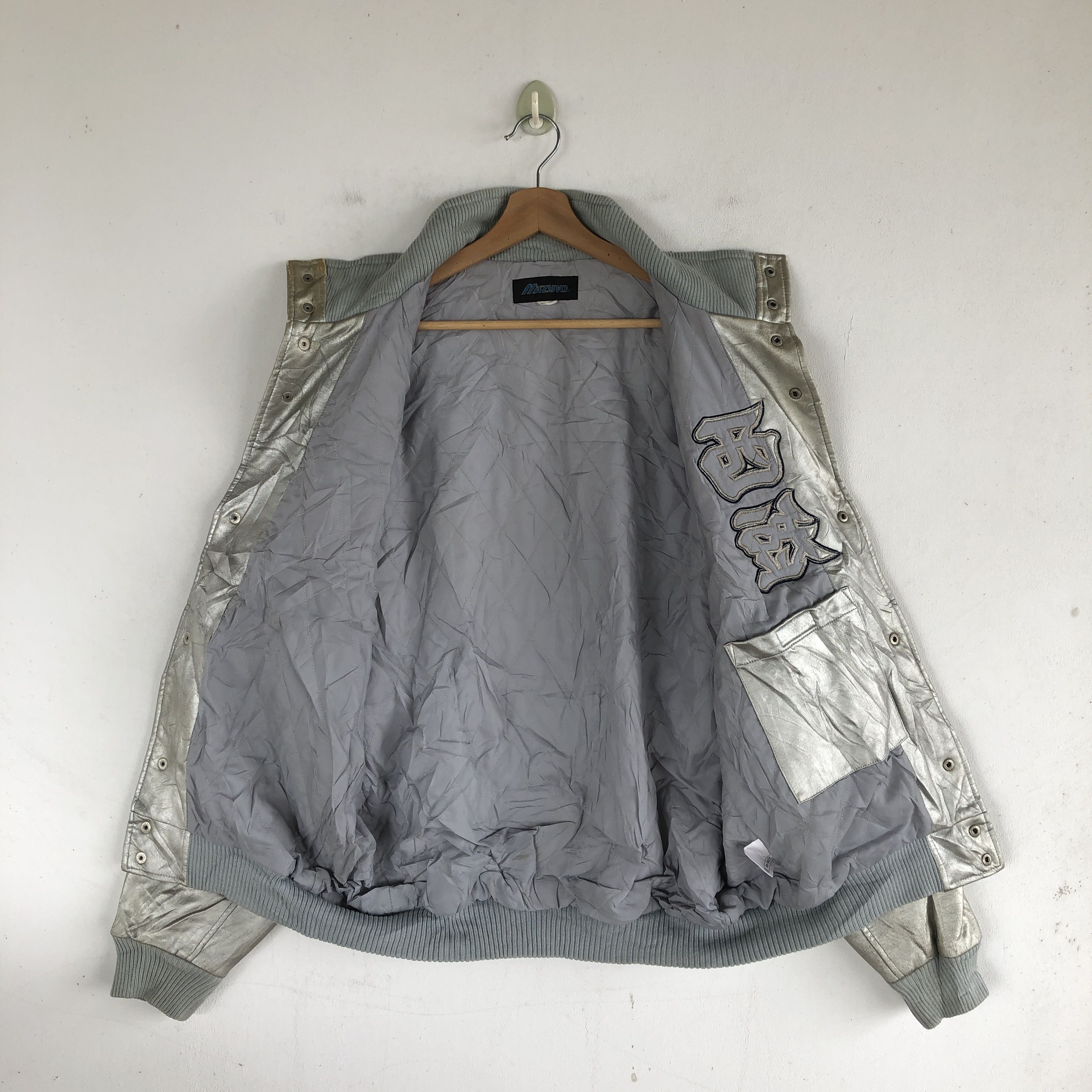 Japanese Brand × Mizuno × Vintage Mizuno Baseball Jackets Japanese Letterman Wool Jacket Size US XL / EU 56 / 4 - 9 Thumbnail
