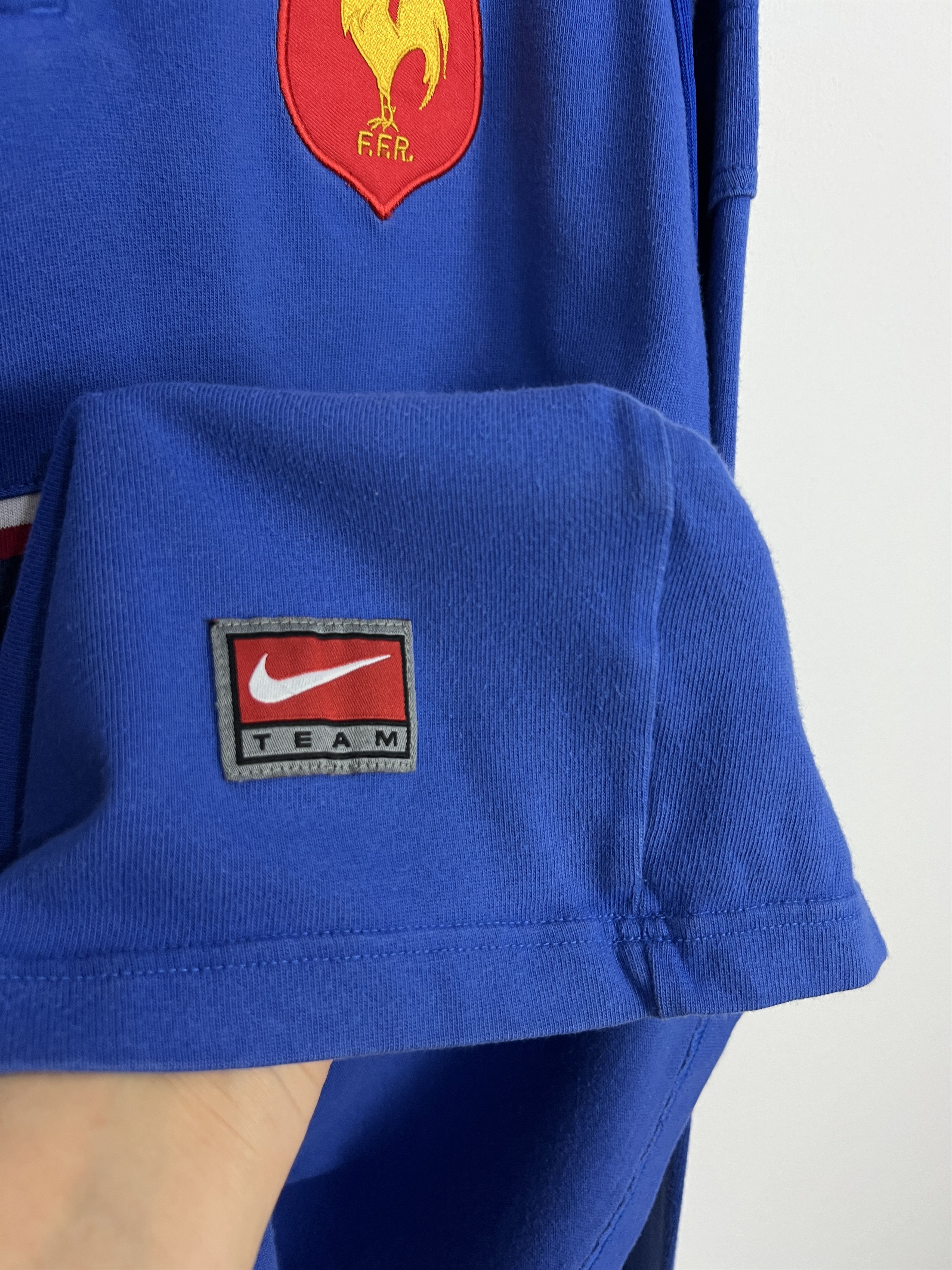 Nike Vintage 90's France Rugby Union Long Sleeve Jersey Trikot Size US M / EU 48-50 / 2 - 4 Thumbnail