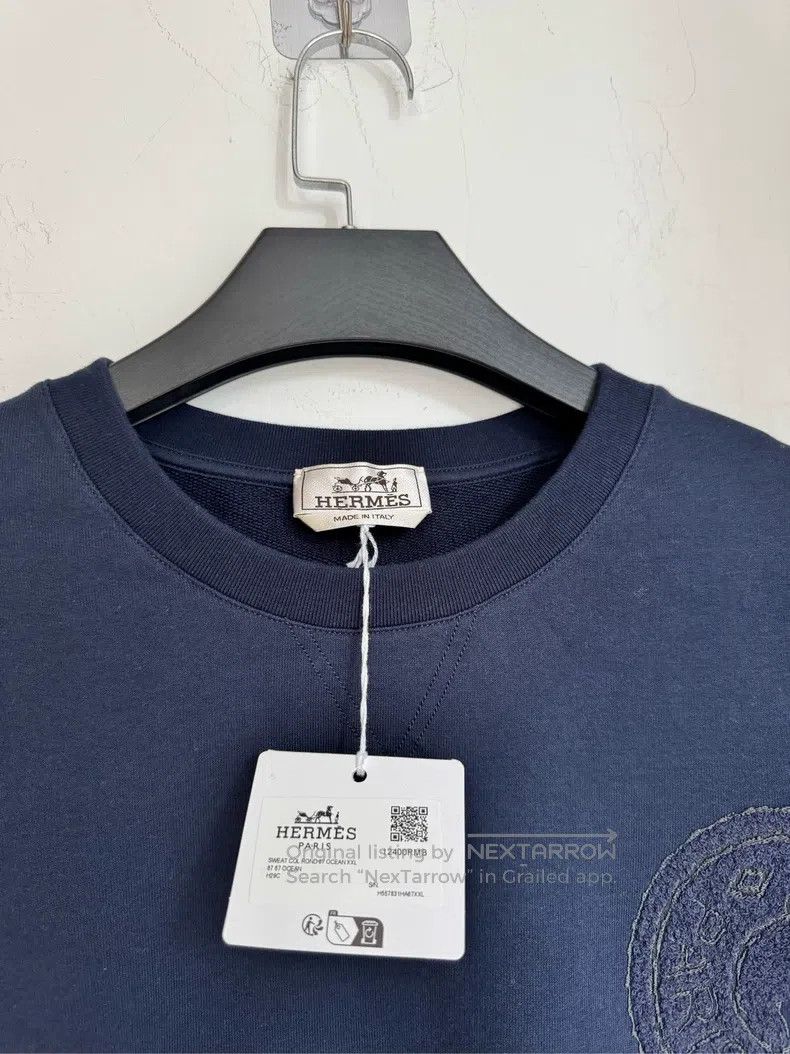 Hermes Hermes Dark blue sweatshirt Size US XXL / EU 58 / 5 - 2 Thumbnail