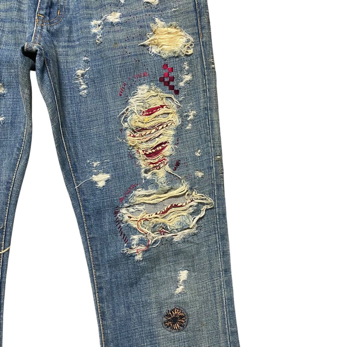 Japanese Brand Dole Project Damage Jeans Size US 34 / EU 50 - 7 Thumbnail