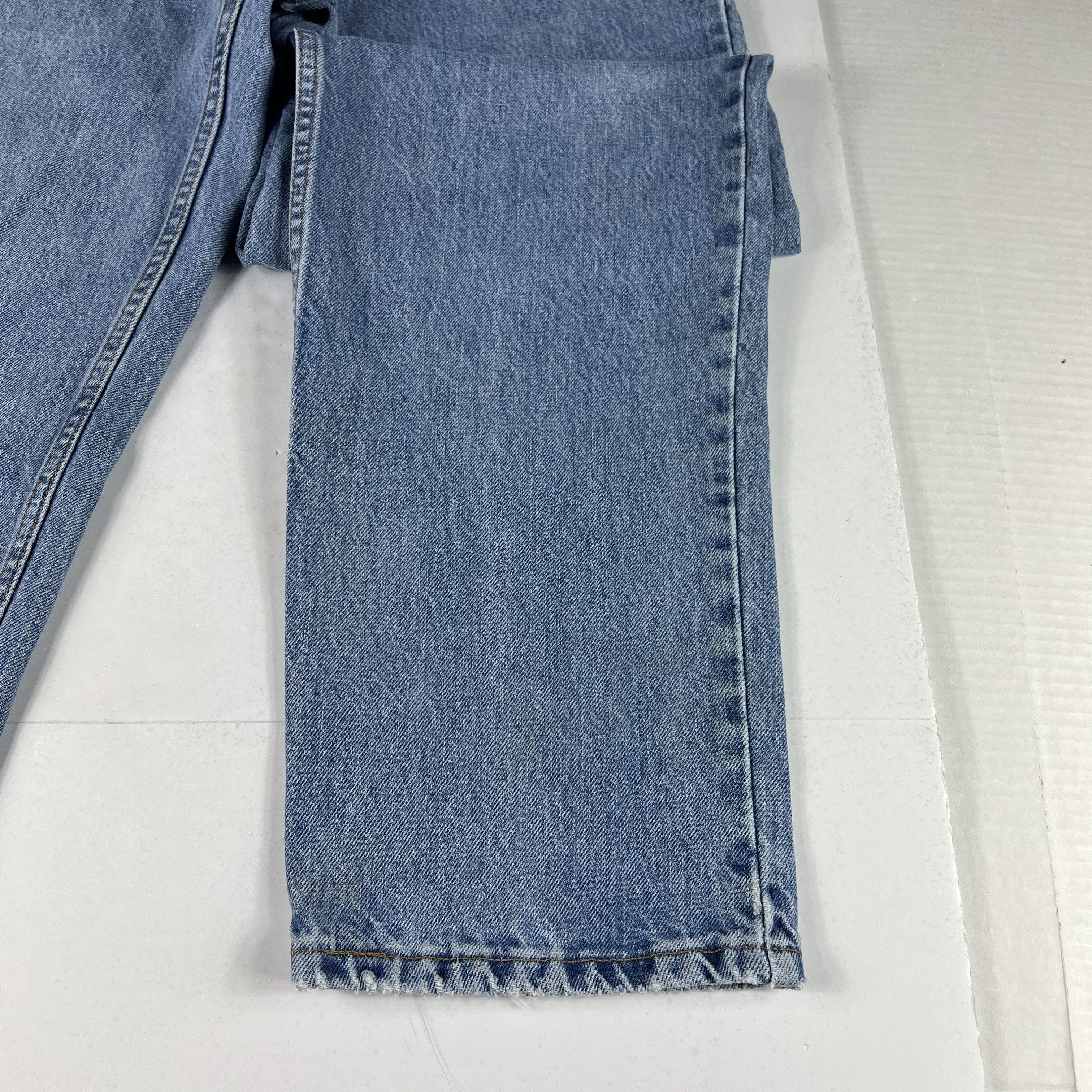 Levi's × Vintage Y2K Levi's Jeans 550 Relaxed Blue Faded Cotton Denim Size US 36 / EU 52 - 7 Thumbnail