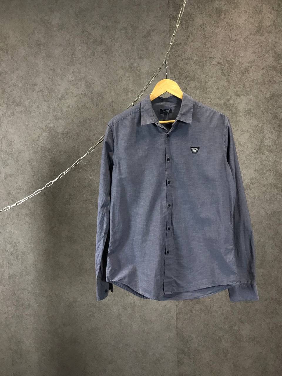 Armani Armani Jeans logo designer shirt Size US M / EU 48-50 / 2 - 1 Thumbnail
