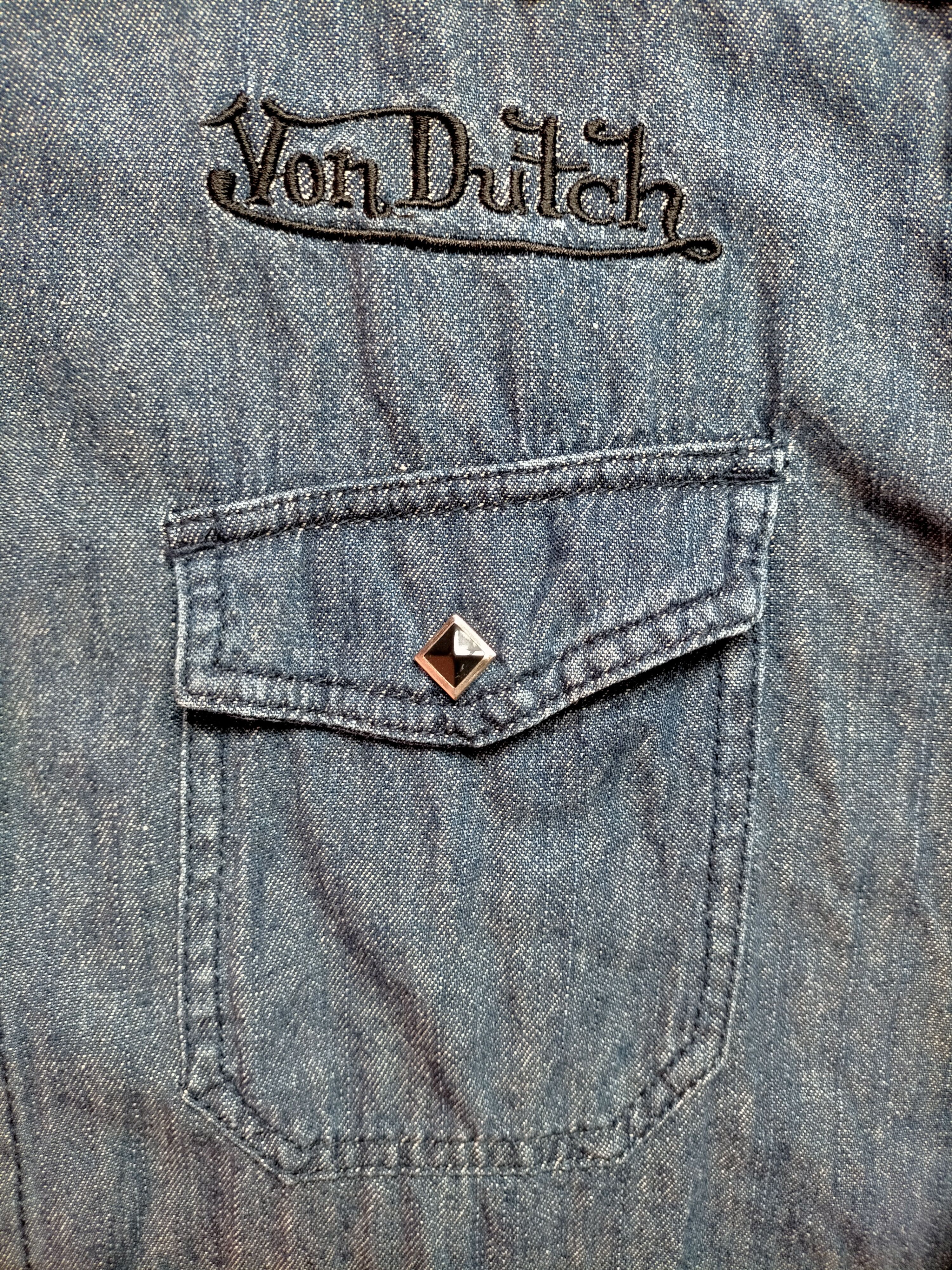 Von Dutch Von Dutch Denim Western Skulls Embroidered Button ups Size US XL / EU 56 / 4 - 7 Thumbnail