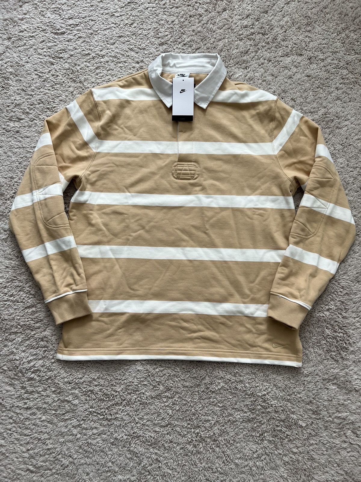 Nike Nike Heavyweight Rugby Shirt Sesame White Size US M / EU 48-50 / 2 - 4 Thumbnail