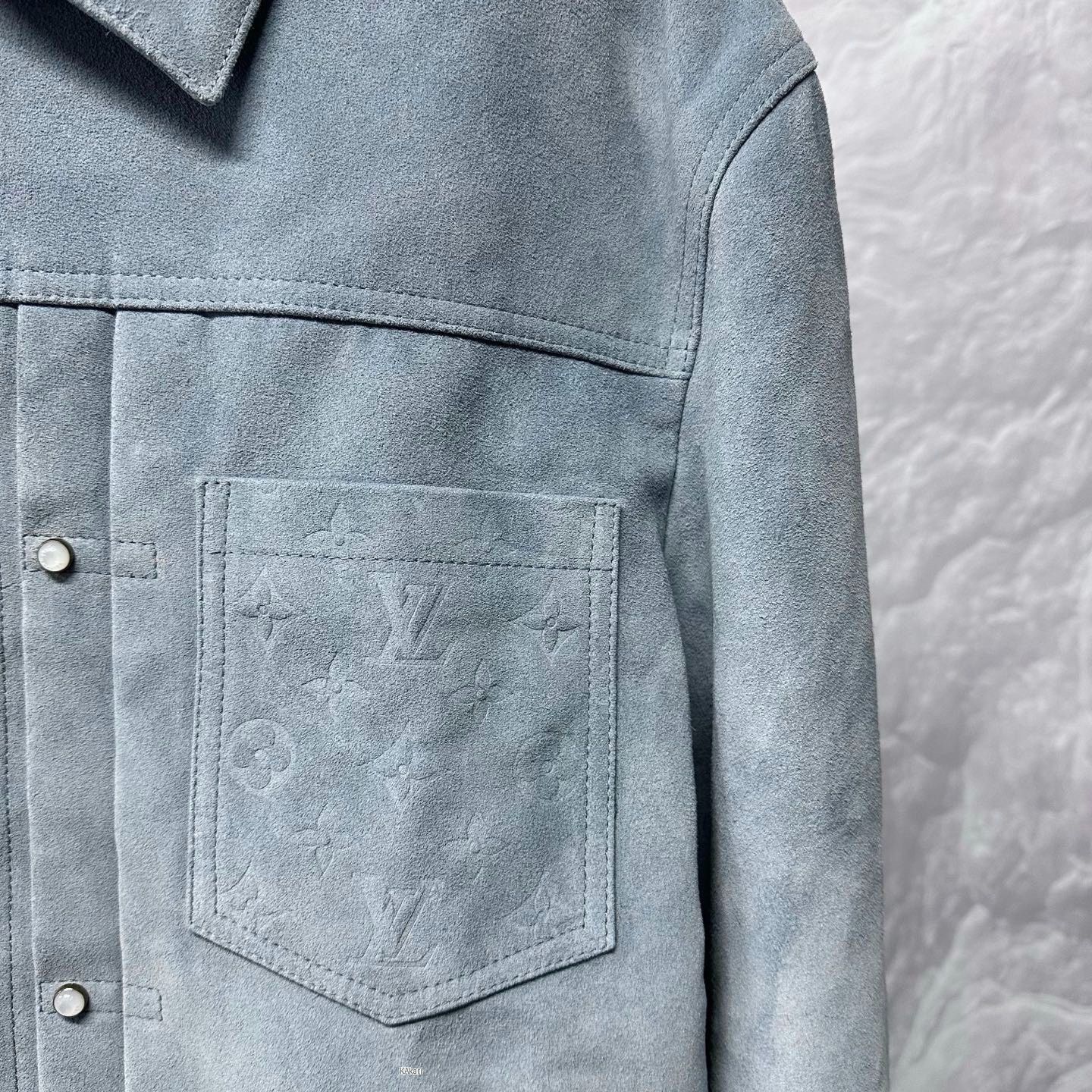 Louis Vuitton Louis Vuitton FW25 Suede Cowhide Jacket Size US L / EU 52-54 / 3 - 3 Thumbnail