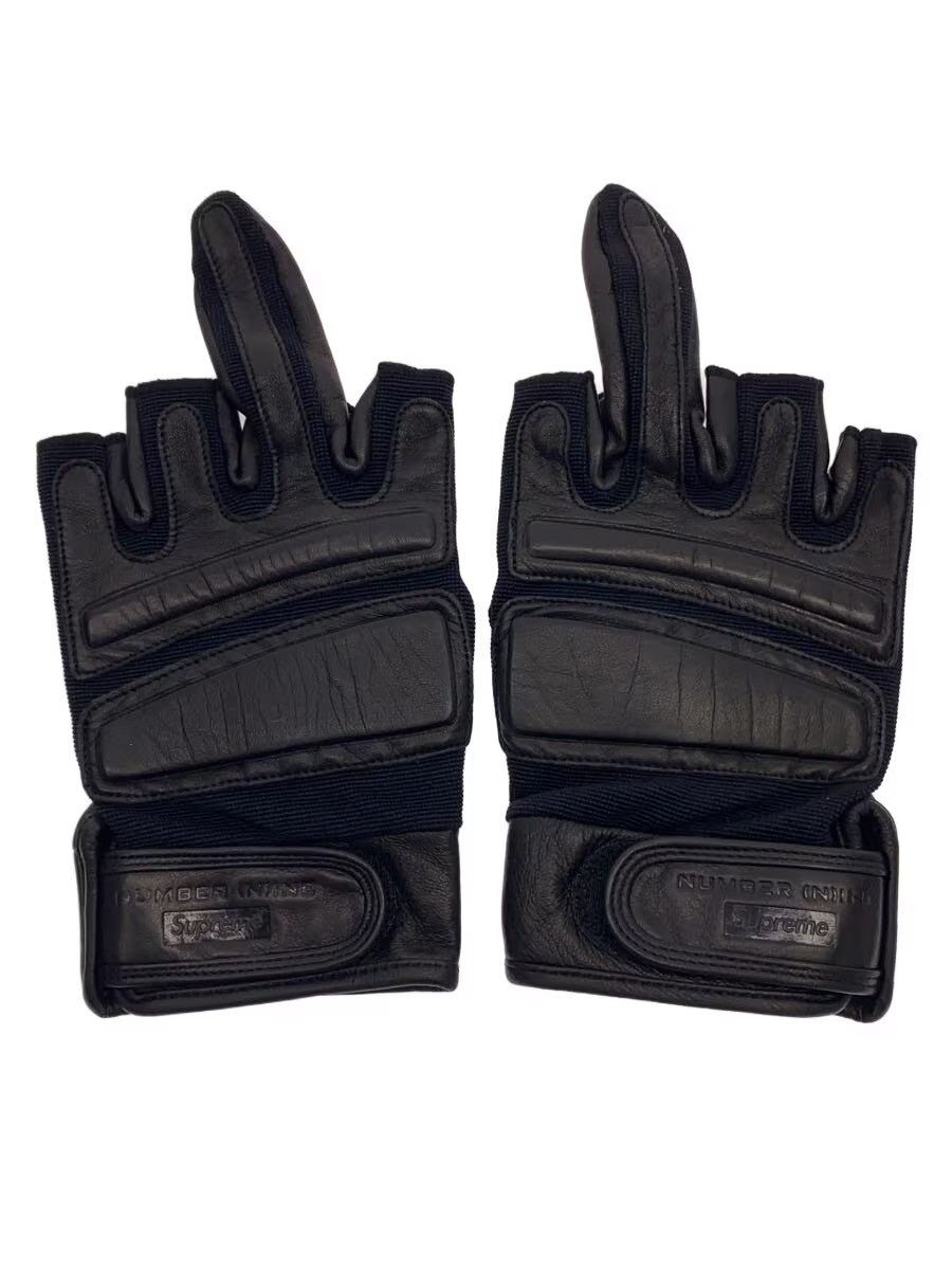 え*r様 NUMBER(N)INE ナンバーナイン FINGERLESS GLO Number (N)ine SS04 Number (N)ine Middle Finger Leather Gloves