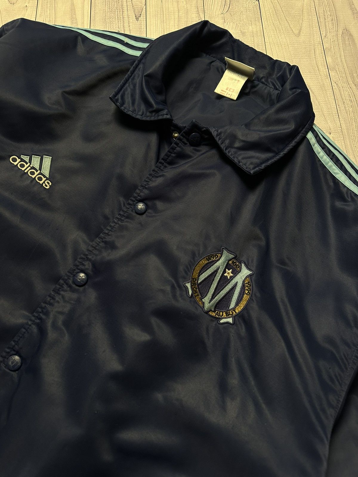 Adidas × Vintage Vintage adidas Olympic de Marseille jacket bomber size XL Size US XL / EU 56 / 4 - 6 Thumbnail