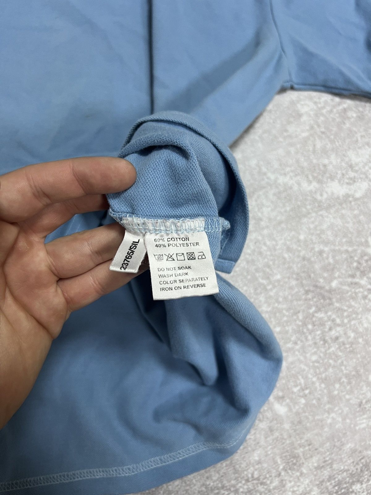 Yves Saint Laurent Vintage Yves Saint Lauren T-Shirt Polo Blue Logo YSL Size US XXL / EU 58 / 5 - 5 Thumbnail