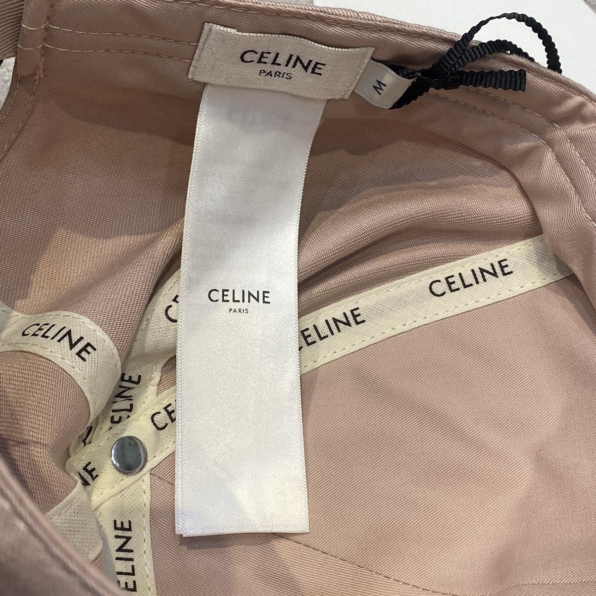 Celine CELINE Triomphe Baseball Cap In Cotton Size ONE SIZE - 6 Thumbnail