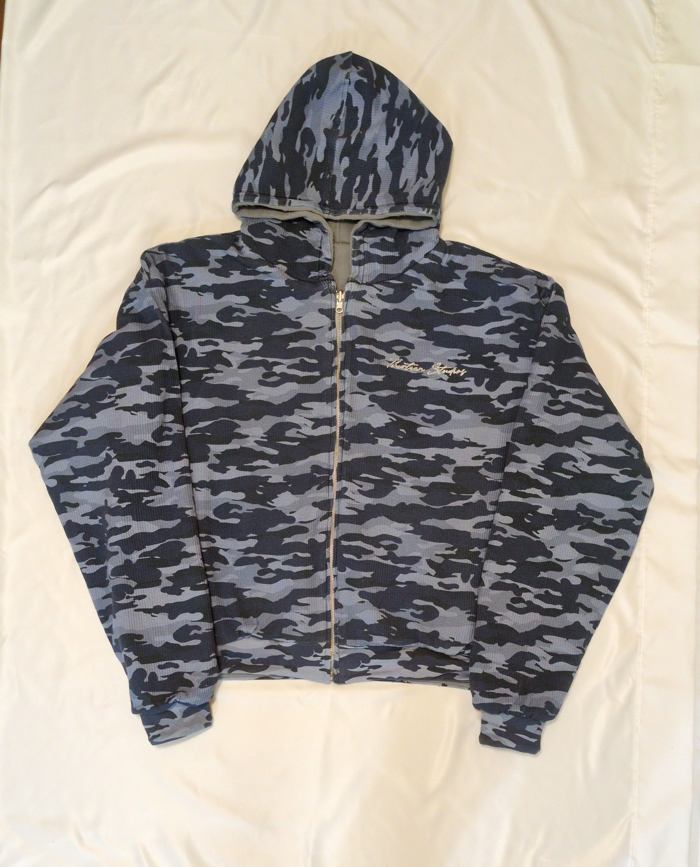 Thirteen Studios Thirteen Studios "ICE" Blue Camo Zip-Up Hoodie in Large Size US L / EU 52-54 / 3 - 6 Thumbnail