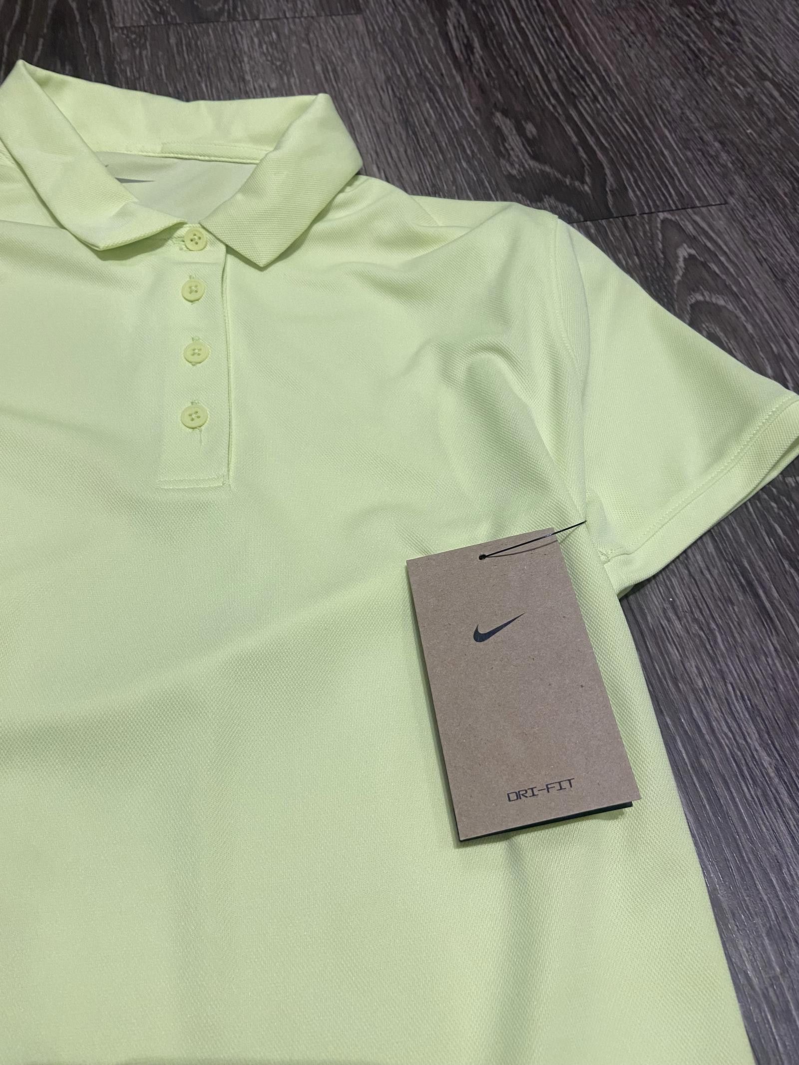 Nike Nike Women's Performance Polo Shirt - Light Yellow Size XS / US 0-2 / IT 36-38 - 2 Thumbnail