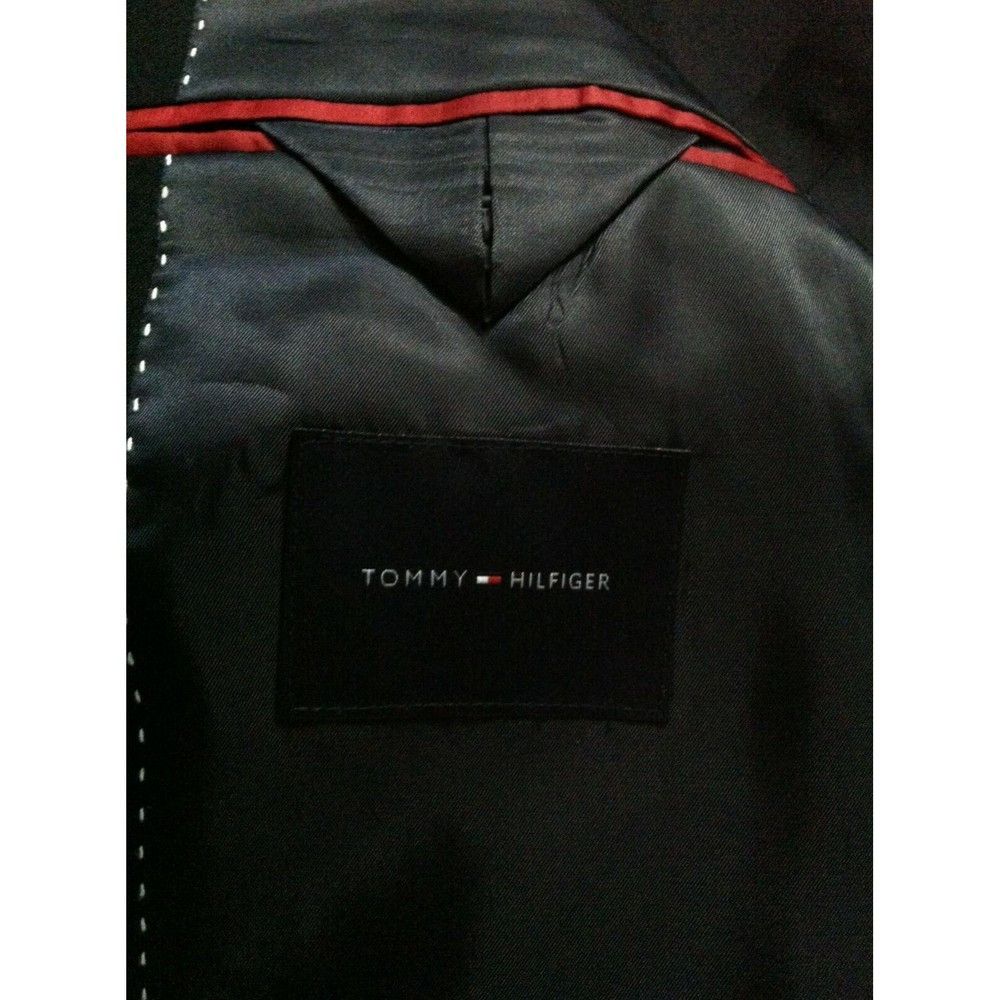 Tommy Hilfiger TOMMY HILFIGER MENS NEW NAVY 100% WOOL SPORT COAT BLAZER 44R Size 44R - 4 Thumbnail