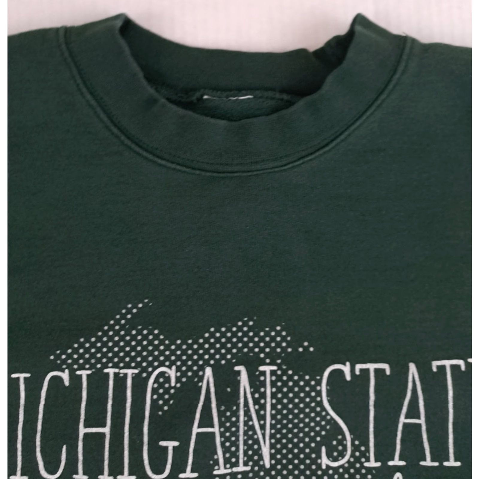 Vintage VINTAGE Michigan State Spartans Sweatshirt Woman S Green Crew Neck Pullover Activewear Womens Basketball Logo Size S / US 4 / IT 40 - 3 Thumbnail