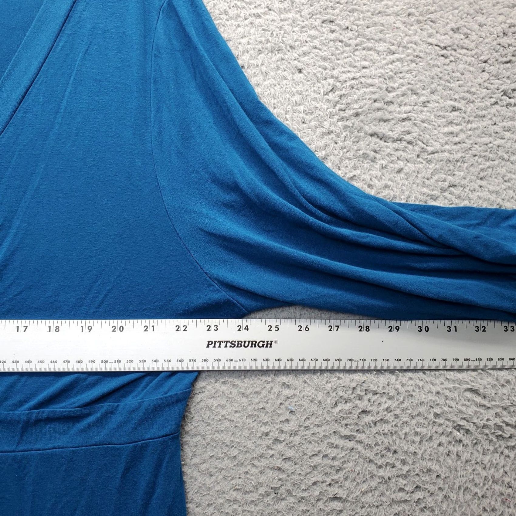 Old Navy Old Navy XXL Blue Stretch Lightweight Balloon Sleeve Wrap V-Neck Dress Womens Size XXL / US 16-18 / IT 52-54 - 4 Thumbnail