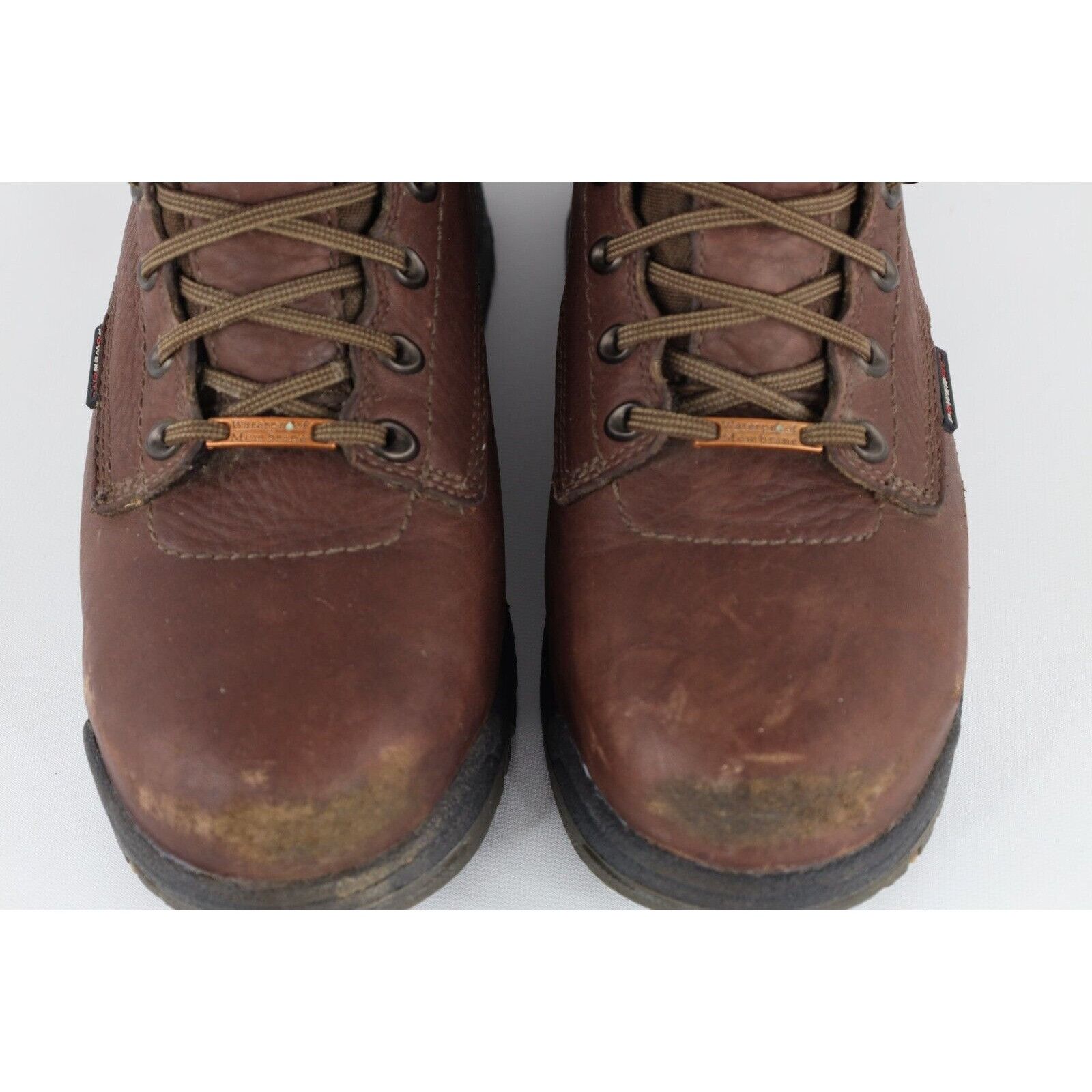 Timberland × Vintage Vintage Timberland Pro Distressed Steel Toe Leather Boots Size US 7.5 / EU 40-41 - 3 Thumbnail