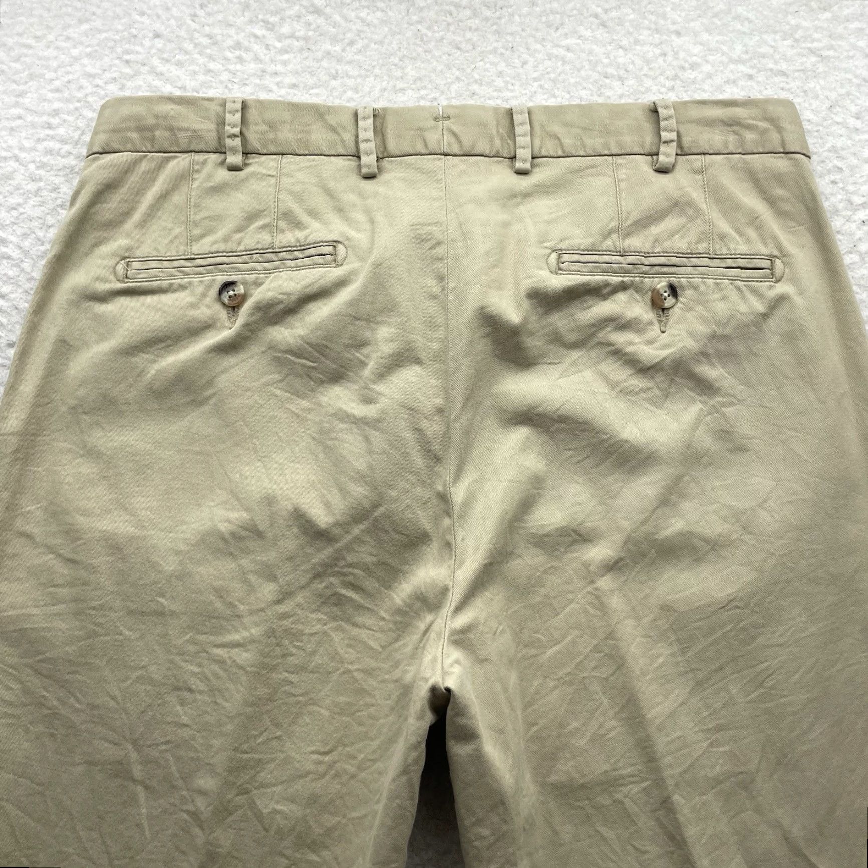 Peter Millar Peter Millar Chino Pants Mens 34x29.5 Pima Cotton Blend Stretch Golf Beige Khaki Size US 34 / EU 50 - 5 Thumbnail