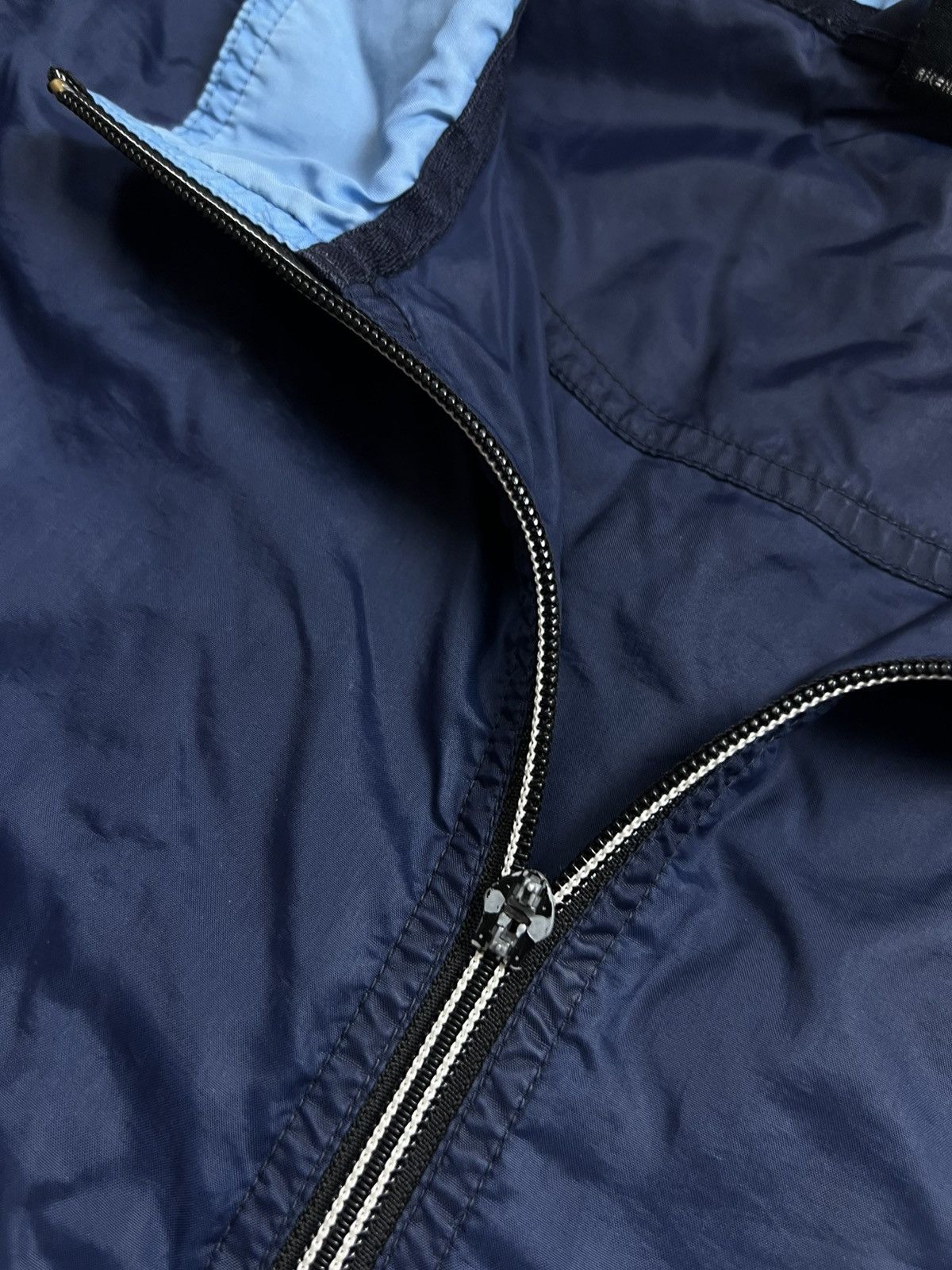 Nike 90s Nike Double Swoosh Vintage Y2K Oversized Nylon Jacket Size US L / EU 52-54 / 3 - 7 Thumbnail