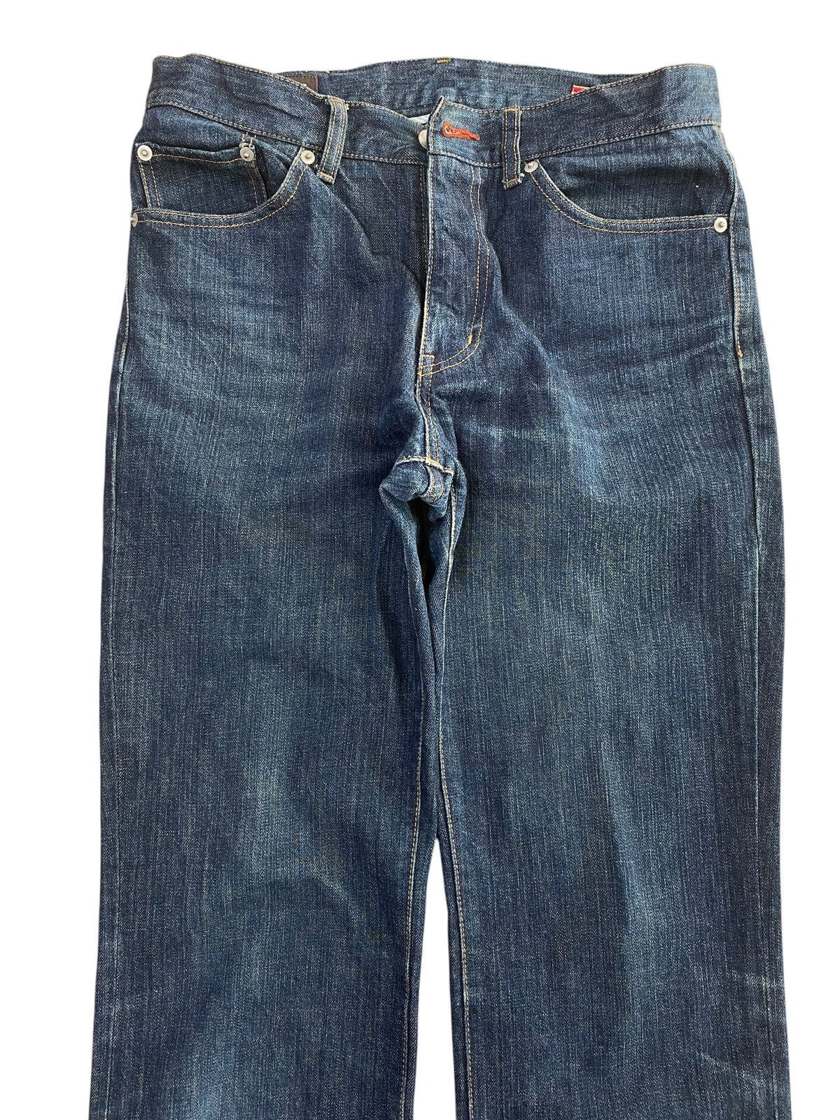 Other Orihica Garage Dark Blue Wash Style Bootcut Jeans Size US 30 / EU 46 - 2 Thumbnail