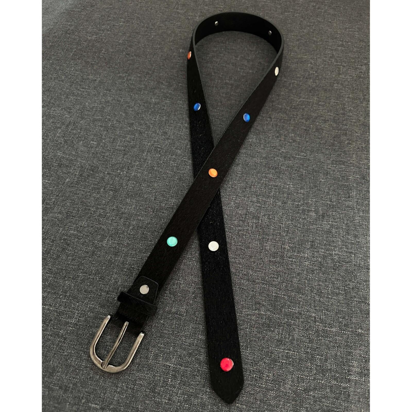 Other Horsehair Cat-Eye Gemstone Belt | Vintage Street 83cm Size ONE SIZE - 3 Thumbnail