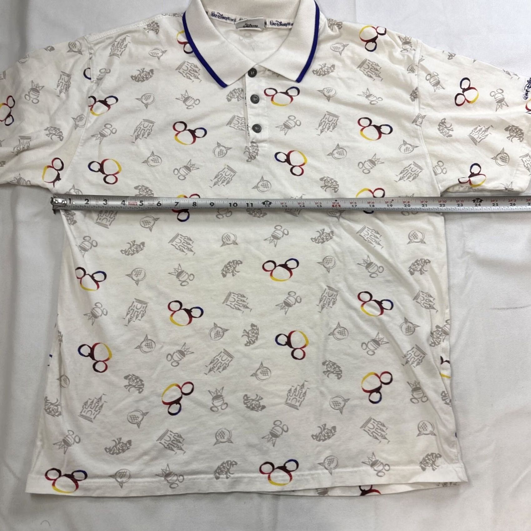 Disney VINTAGE Walt Disney World 2000 Polo Shirt Men's XL Gray Combed Cotton Mickey Size US XL / EU 56 / 4 - 5 Thumbnail