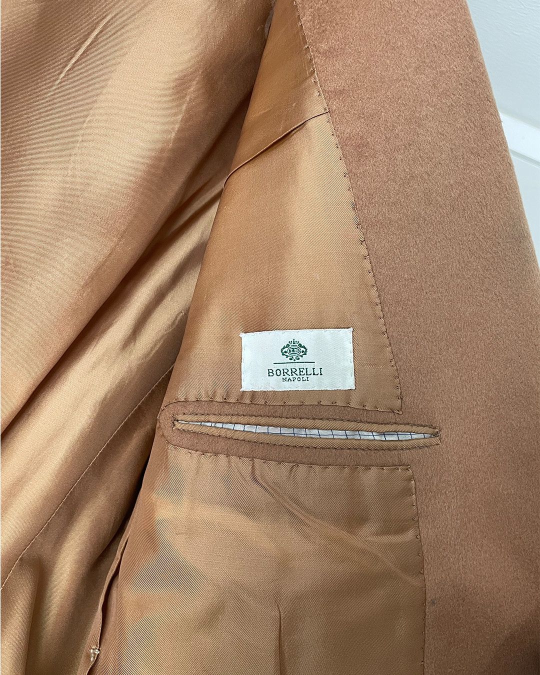 Luigi Borrelli Luigi Borrelli Nerano Brown Cashmere Suit Jacket Size 52R - 3 Thumbnail