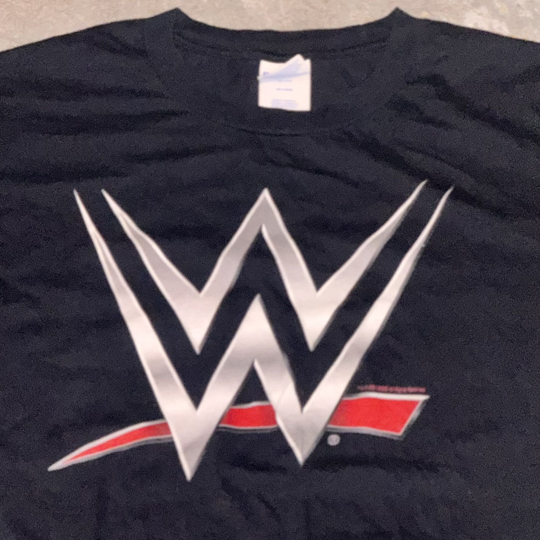WWE Black WWE Logo T-Shirt Size US S / EU 44-46 / 1 - 2 Thumbnail