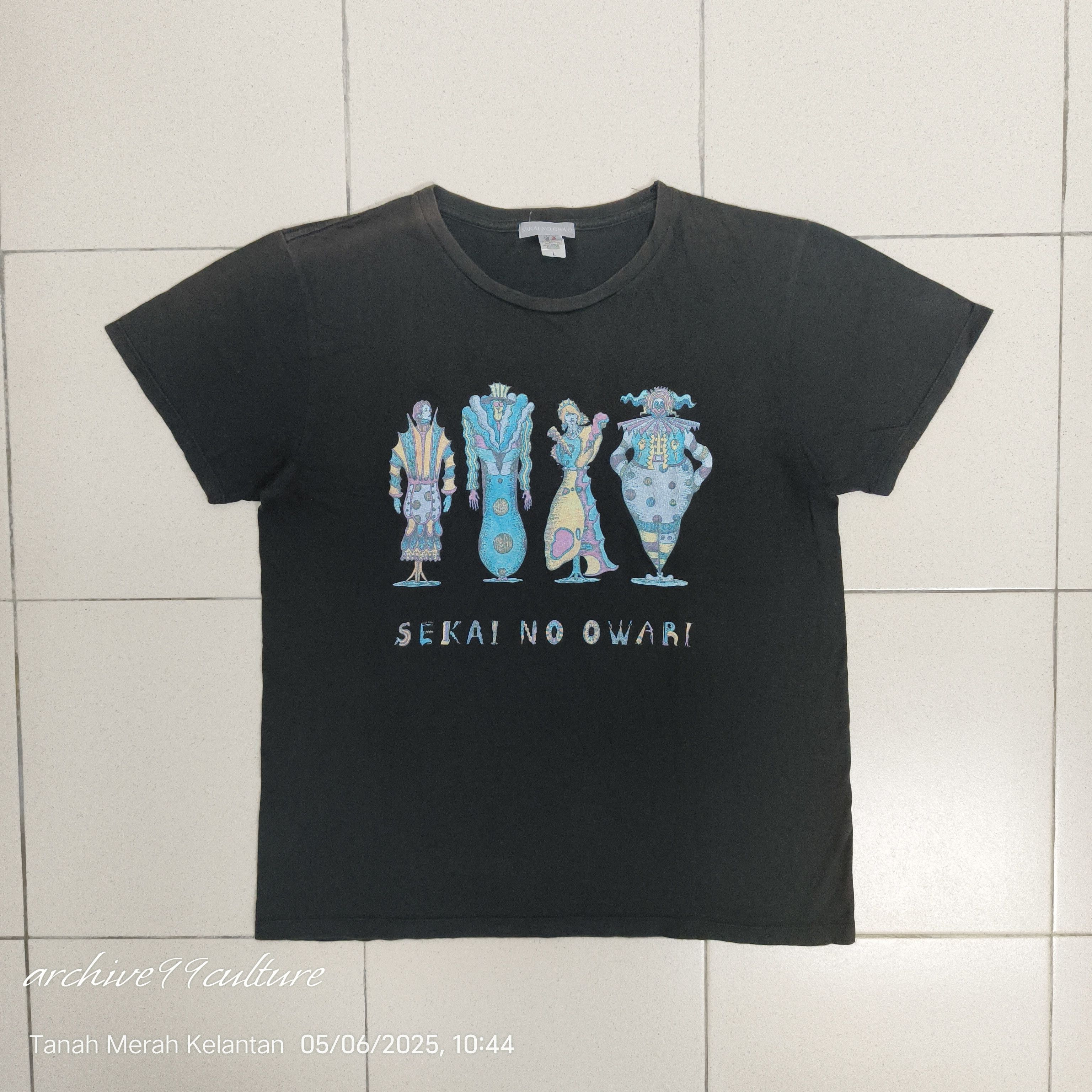Band Tees × Japanese Brand SEKAI NO OWARI Dome Stadium Tour 2017 "Tarkus" Tour Shirt Size US M / EU 48-50 / 2 - 1 Thumbnail