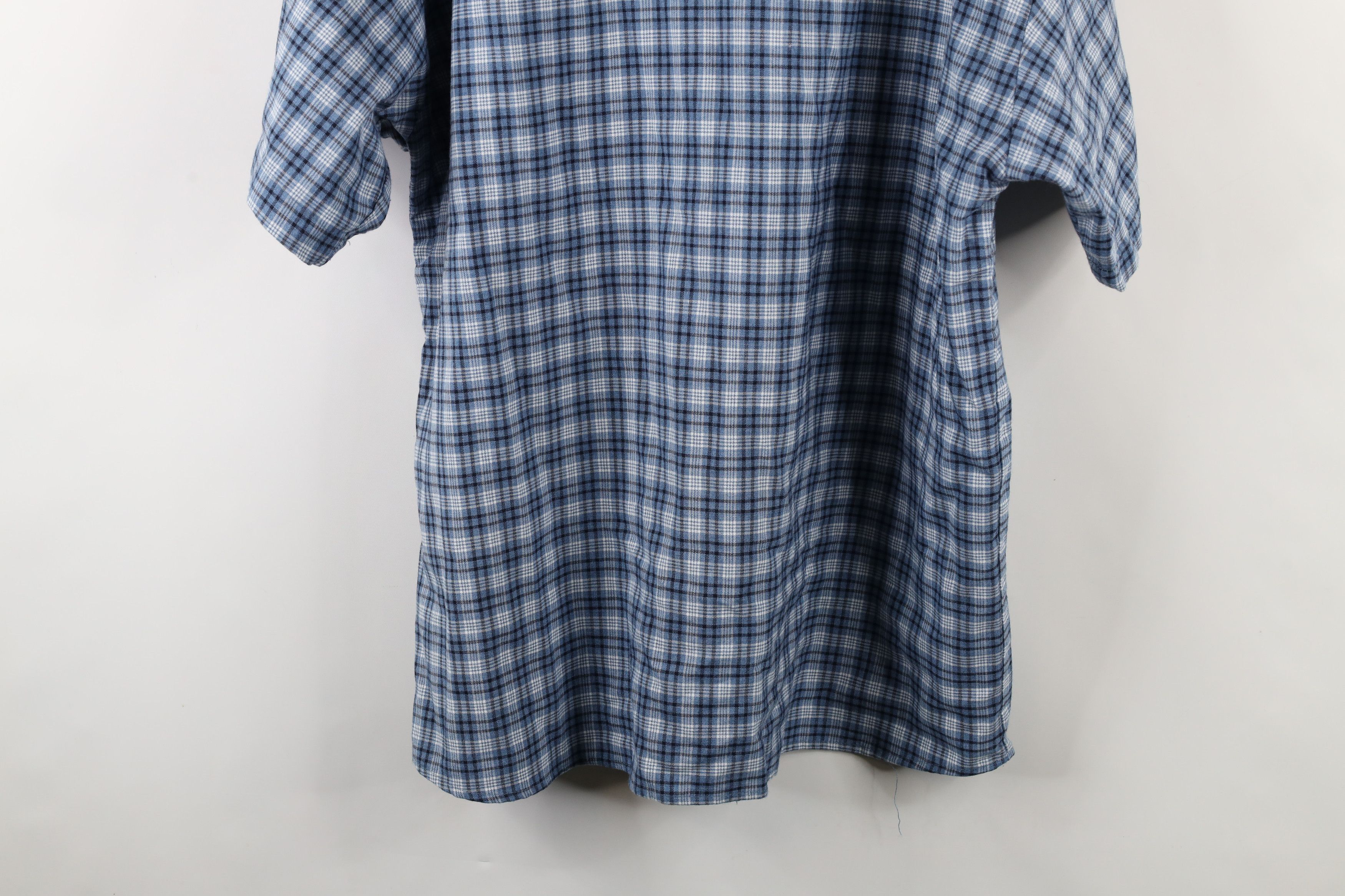 Tommy Hilfiger × Vintage Vintage 90s Tommy Hilfiger Short Sleeve Button Shirt Plaid Size US XL / EU 56 / 4 - 11 Thumbnail