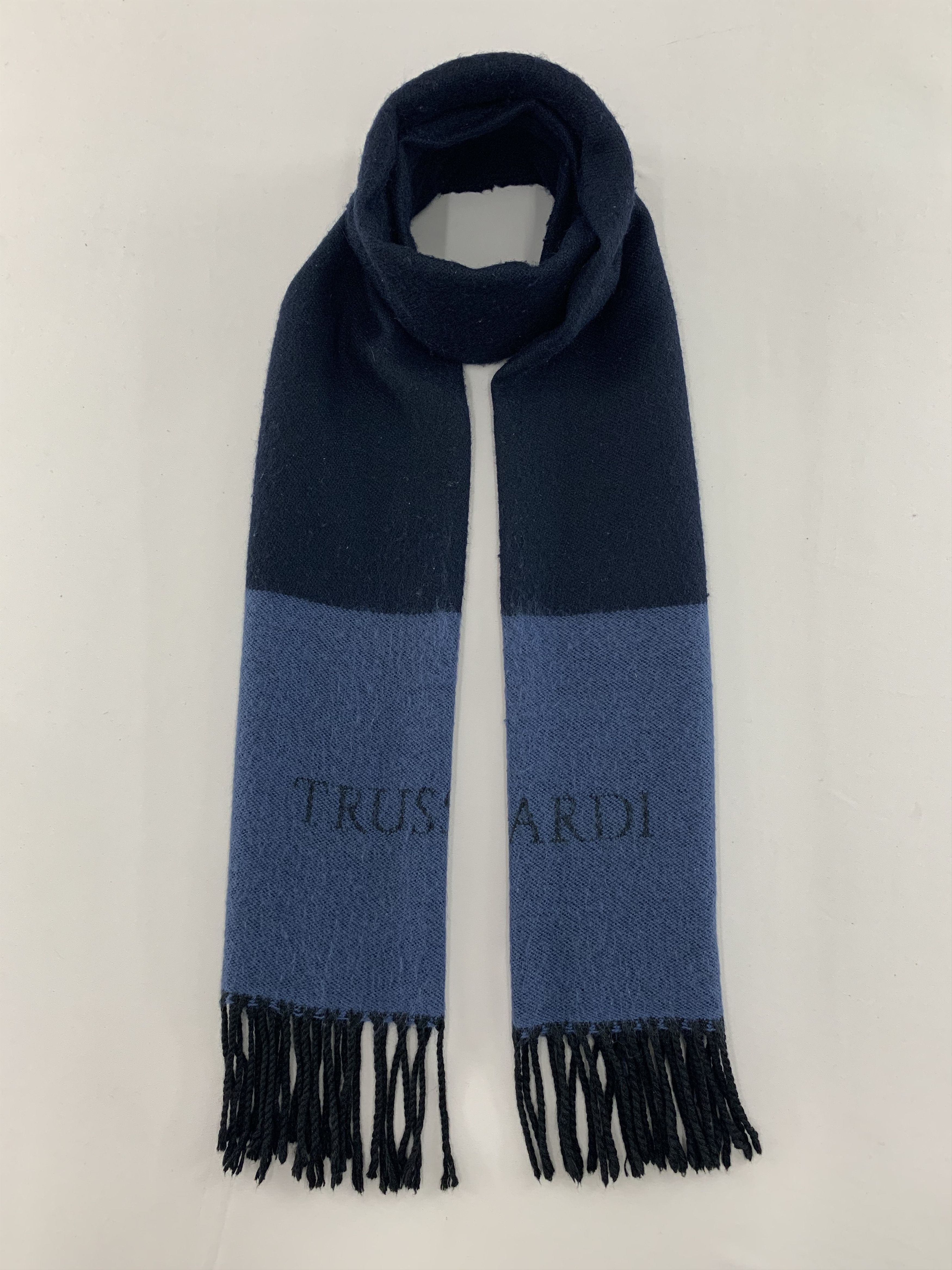 Trussardi Trussardi Scarf Wool Muffler Neck Wrap BL4371 Size ONE SIZE - 2 Thumbnail