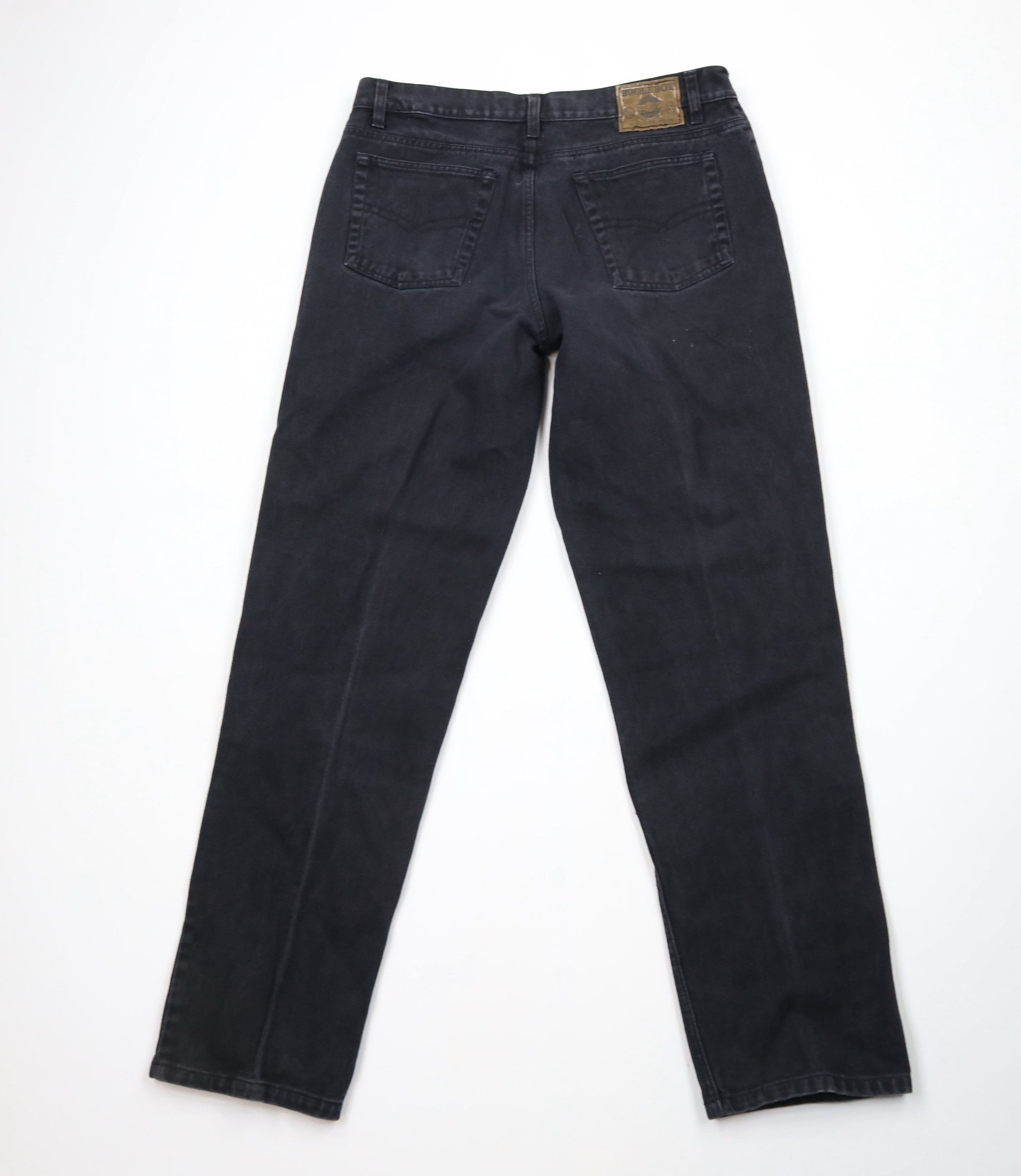 Vintage Vintage 90s Streetwear Fit Tapered Leg Denim Jeans Black Size US 34 / EU 50 - 10 Thumbnail