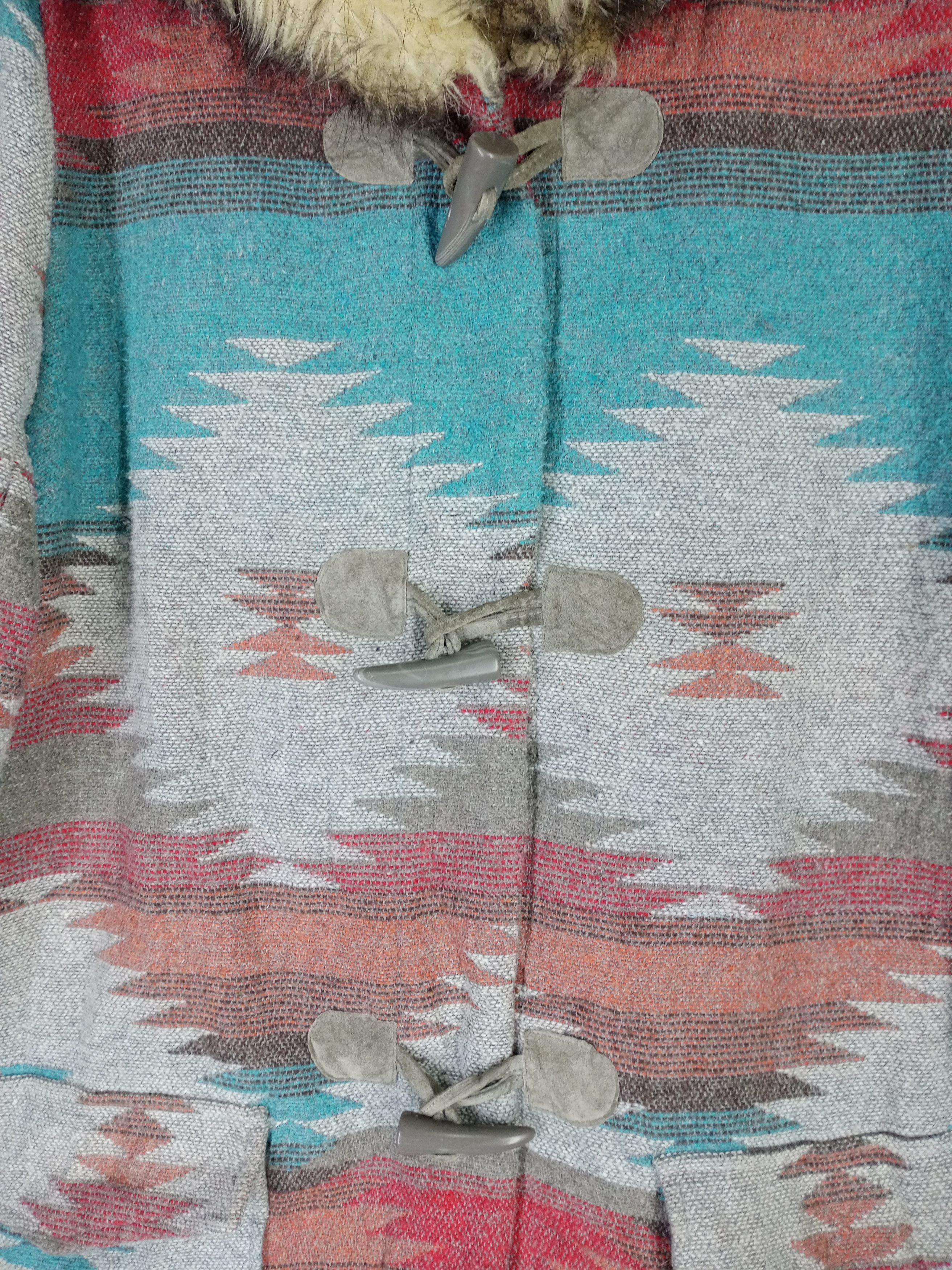 Dakota Grizzly Rare Vintage BB Dakota Navajo Hoodie Long Jacket Size US S / EU 44-46 / 1 - 4 Thumbnail
