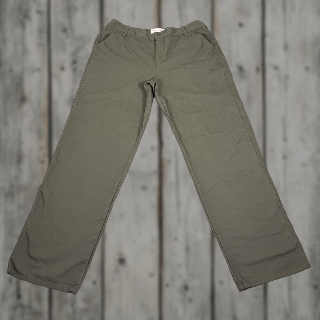 Filson Womens Work Pants 16 Green Canvas Utility Hiking Chino Regular Fit