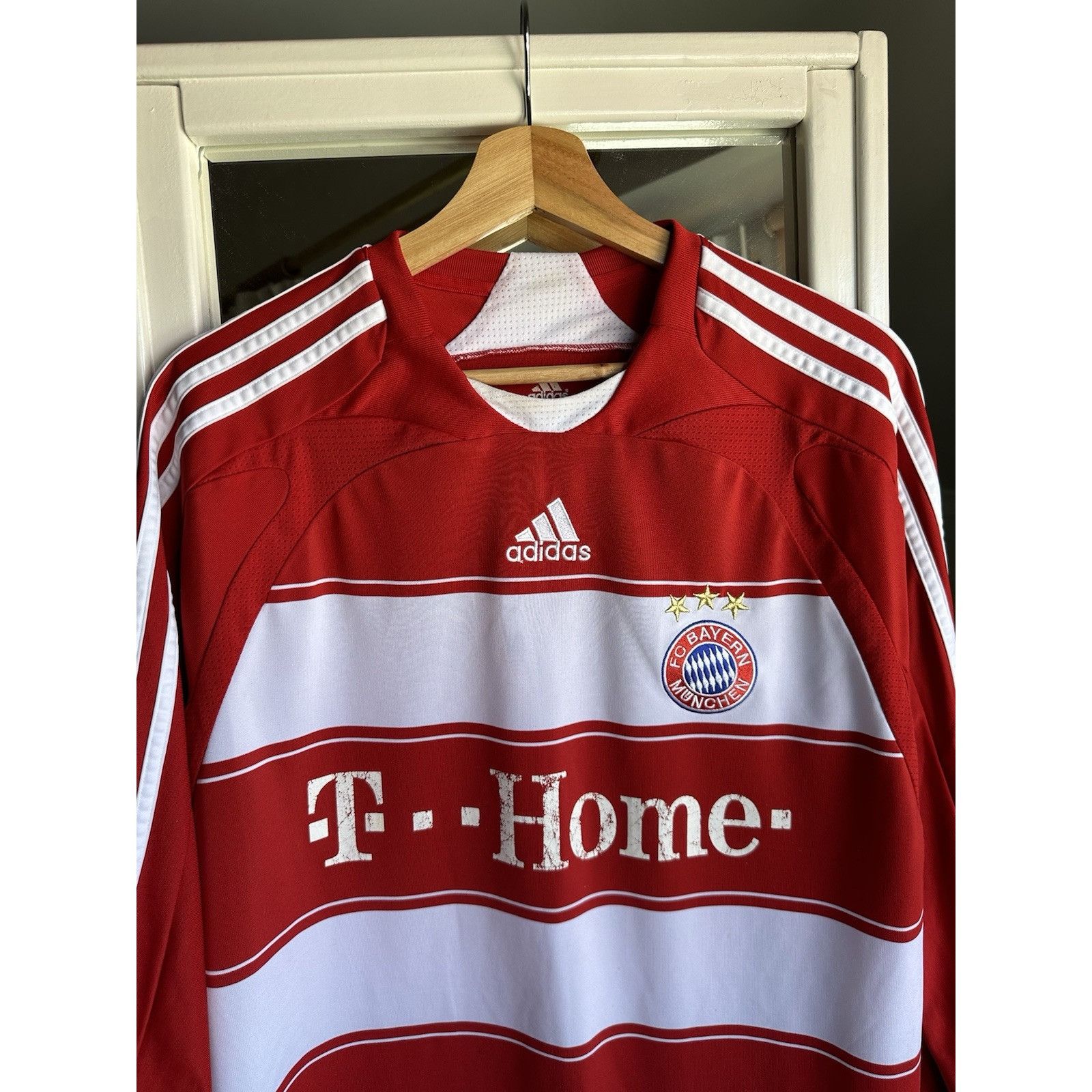 Nike Buyern Munich 2007/08 Home Long Sleeve Football Jersey Socce Size US M / EU 48-50 / 2 - 5 Thumbnail