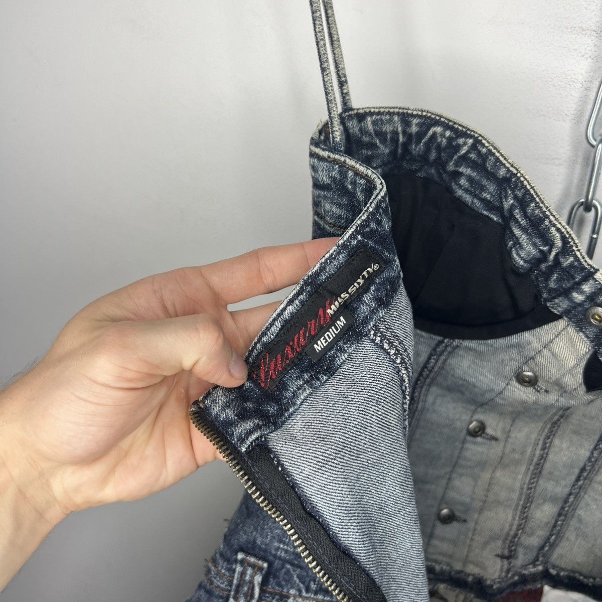 Miss Sixty Vintage Miss Sixty Denim Jumpsuit Playsuit Y2k 00s Size 30" / US 8 / IT 44 - 10 Thumbnail