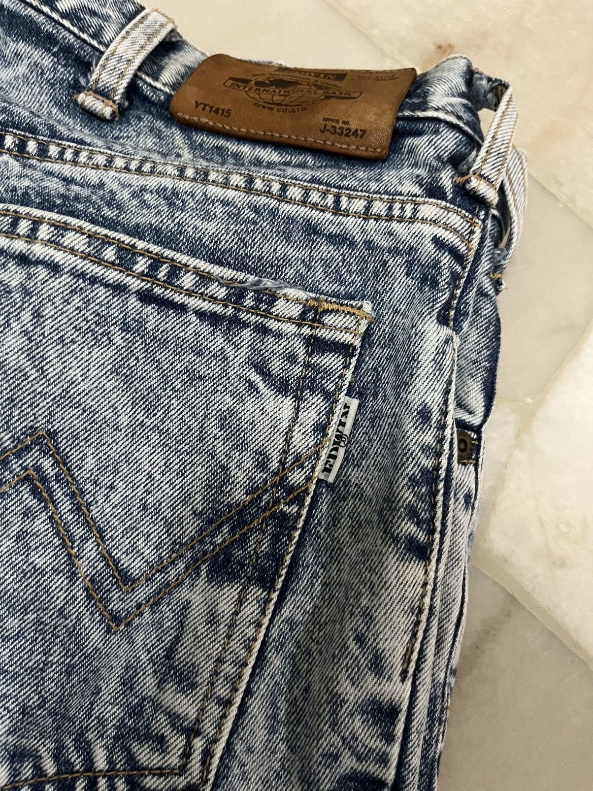 Edwin EDWIN ASID-WASH DENIM JEANS Size US 34 / EU 50 - 22 Thumbnail