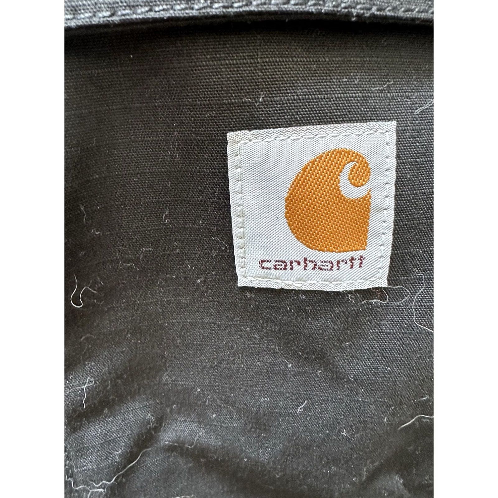 Carhartt Carhartt Jacket Mens XL Black Full Swing Duck Canvas Workwear Hooded Bomber Jacket Size US XL / EU 56 / 4 - 2 Thumbnail